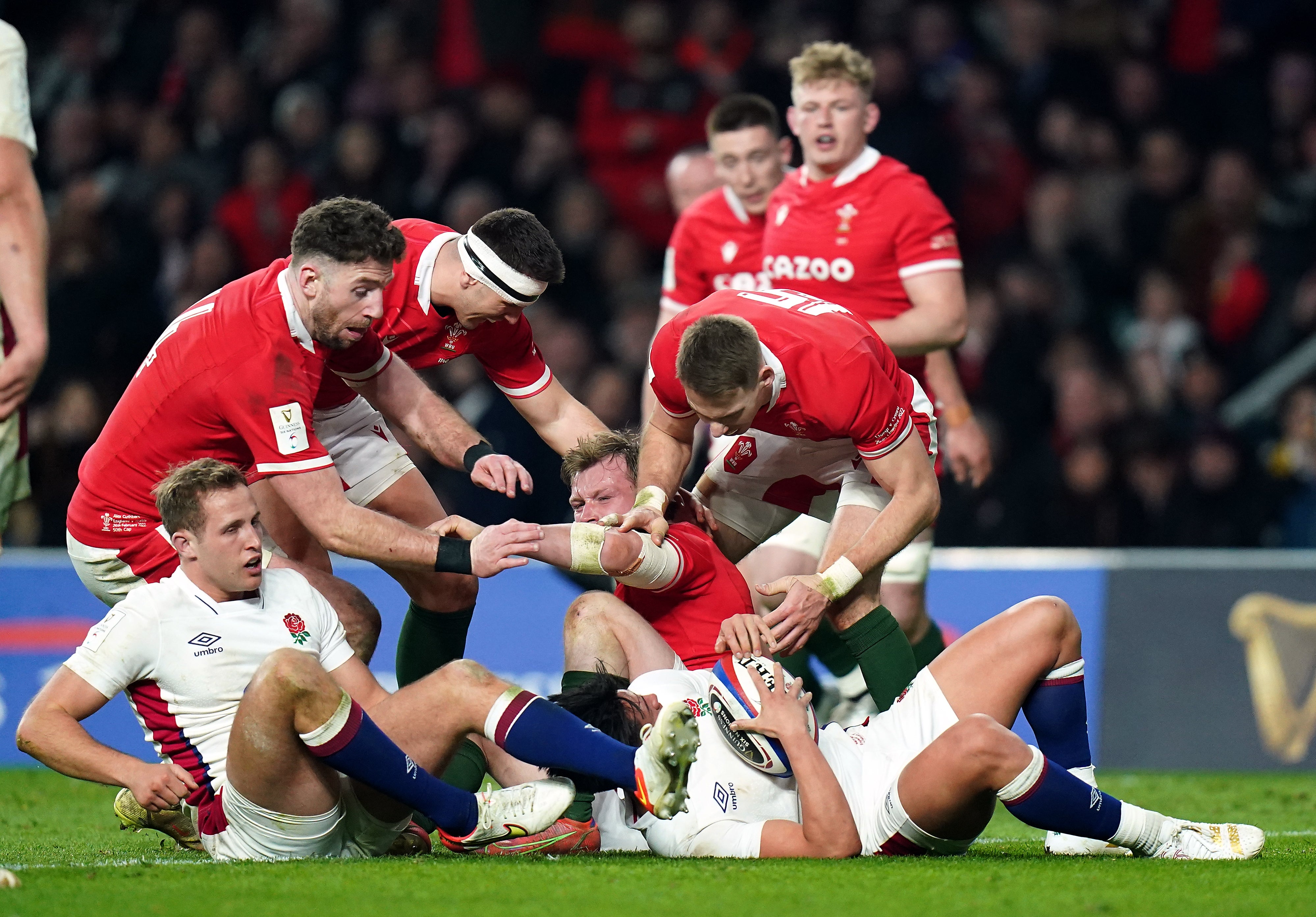 Nick Tompkins scored a second-half try against England (Adam Davy/PA)