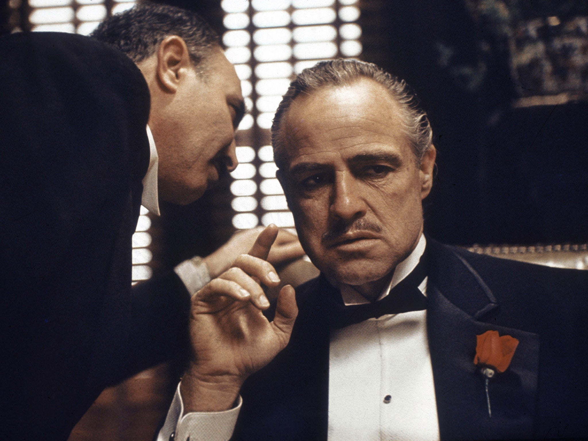 Marlon Brando in The Godfather