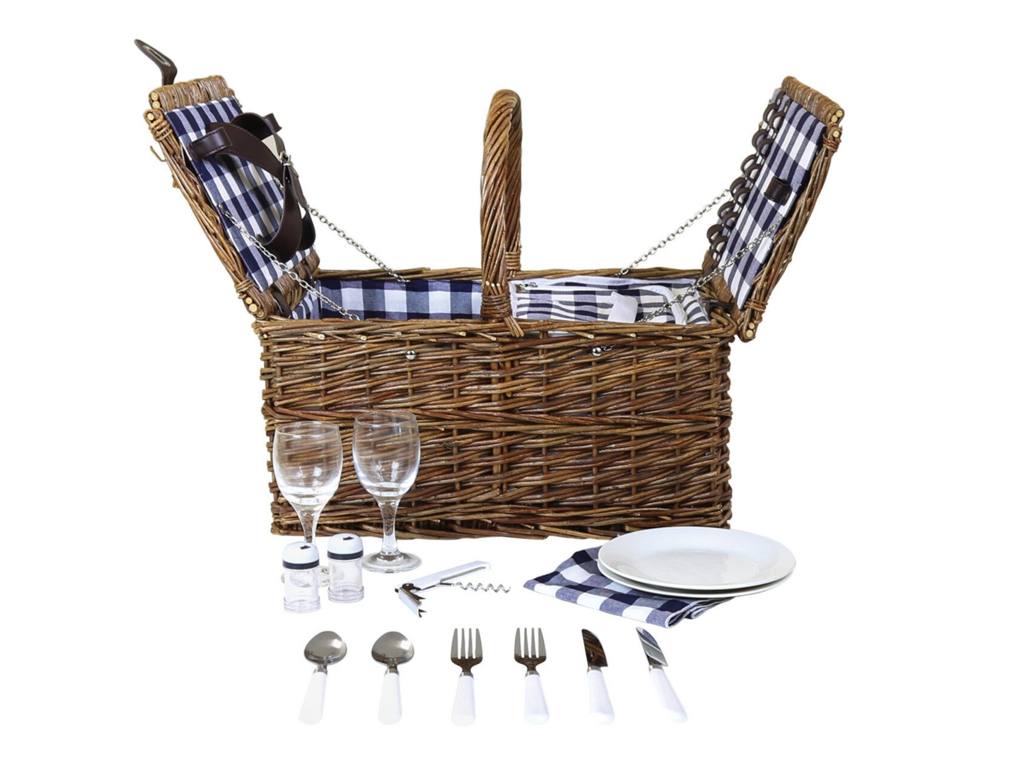 Charles Bentley 2-person wicker picnic basket indybest