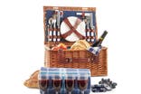 VonShef 4 person navy wicker hamper indybest