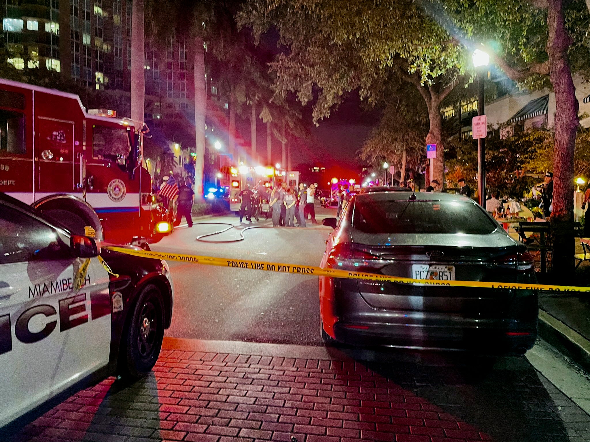 Fatal Crash-Miami Sidewalk Cafe