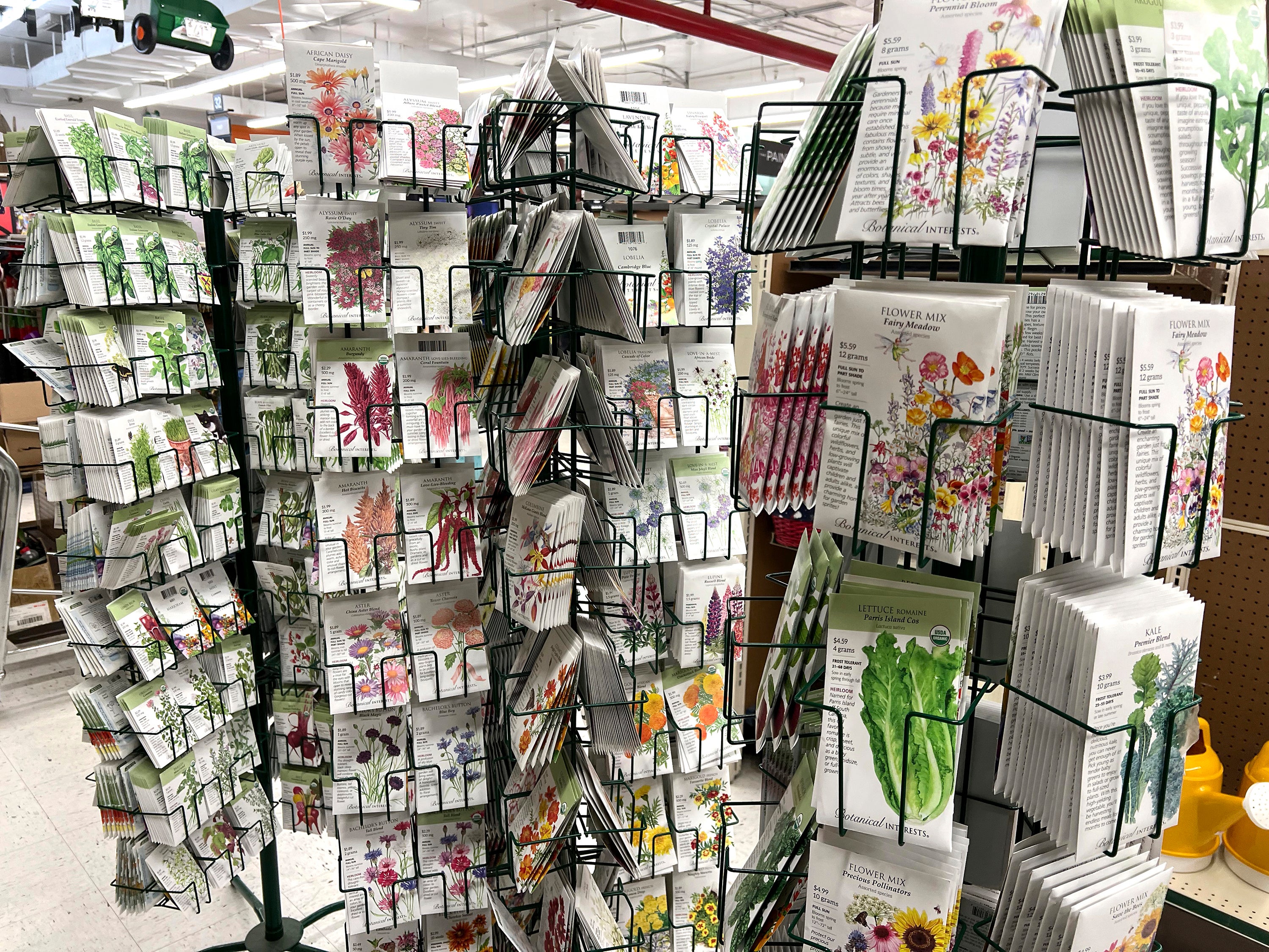 Gardening-Seed Racks