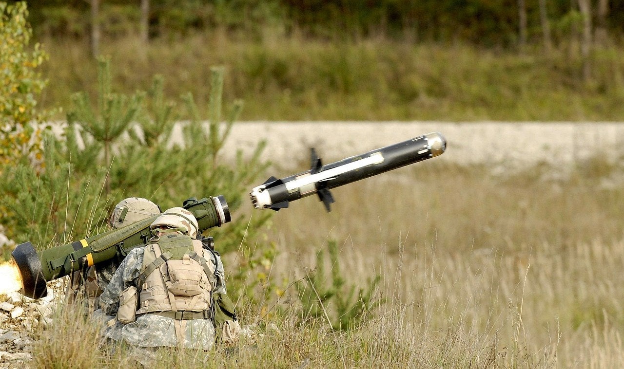 Javelin anti-tank guided missiles