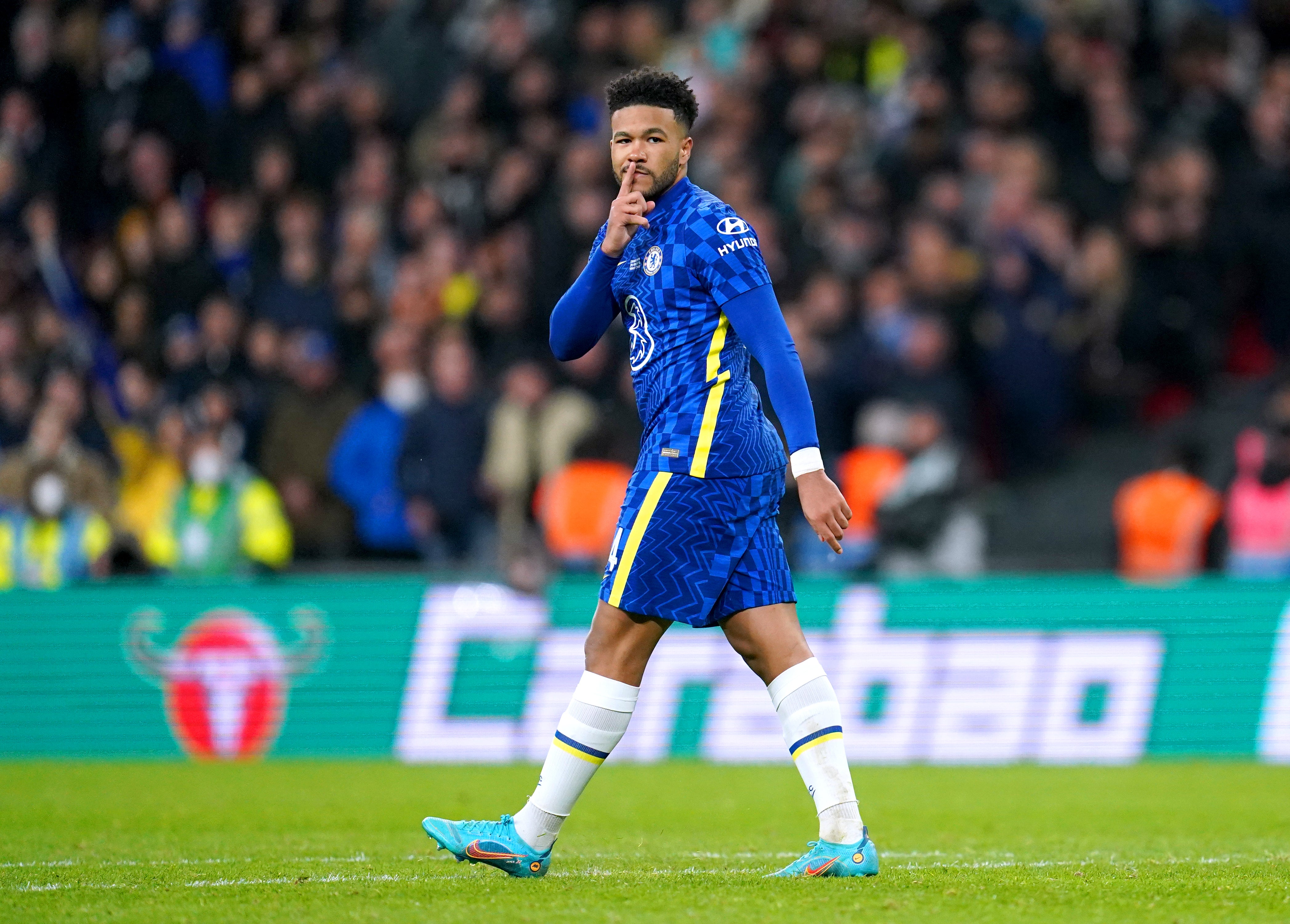 Reece James was only meant to play for 20 minutes in his first outing for two months on Sunday (Nick Potts/PA)