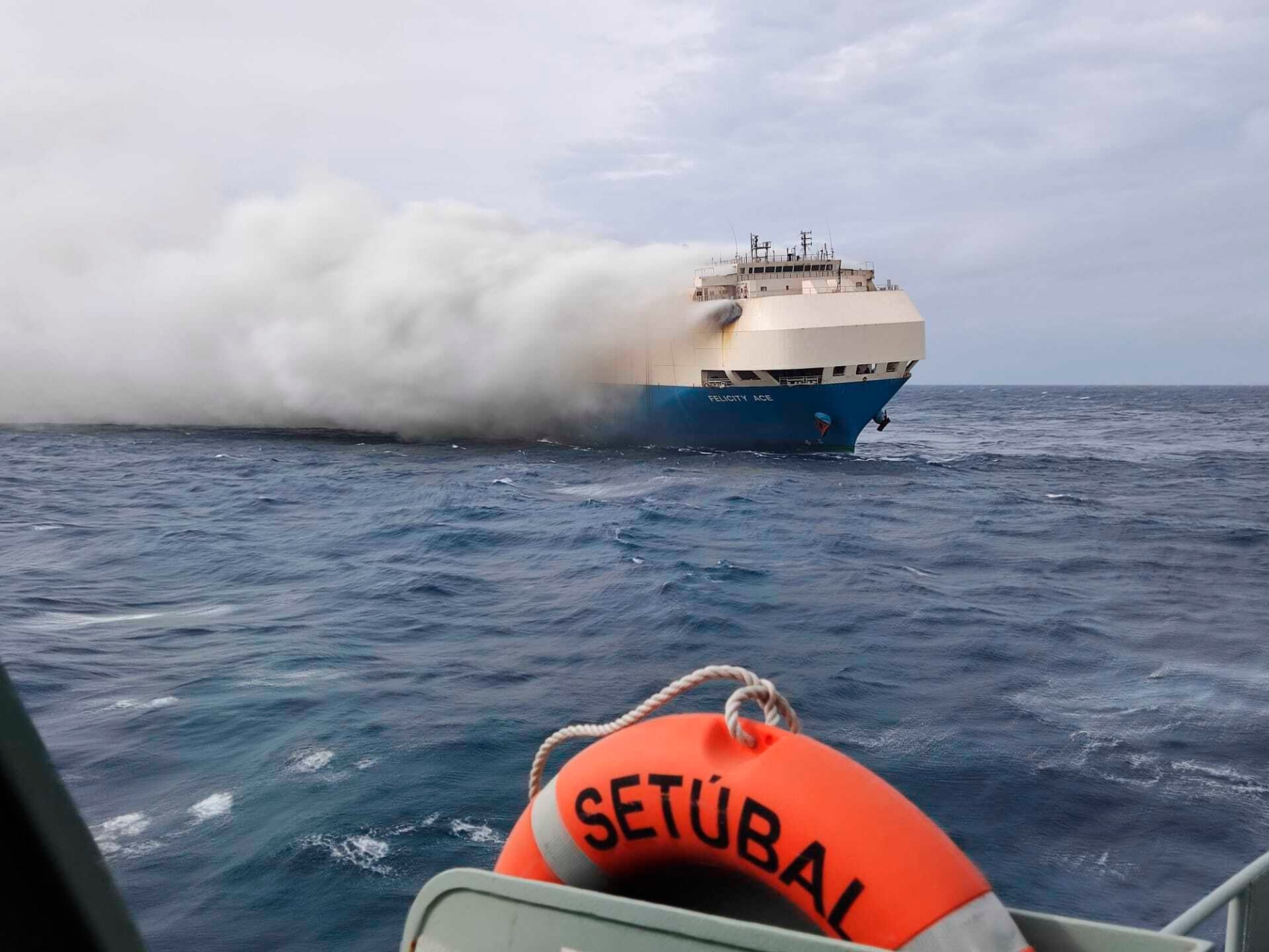 Portugal Ship Fire