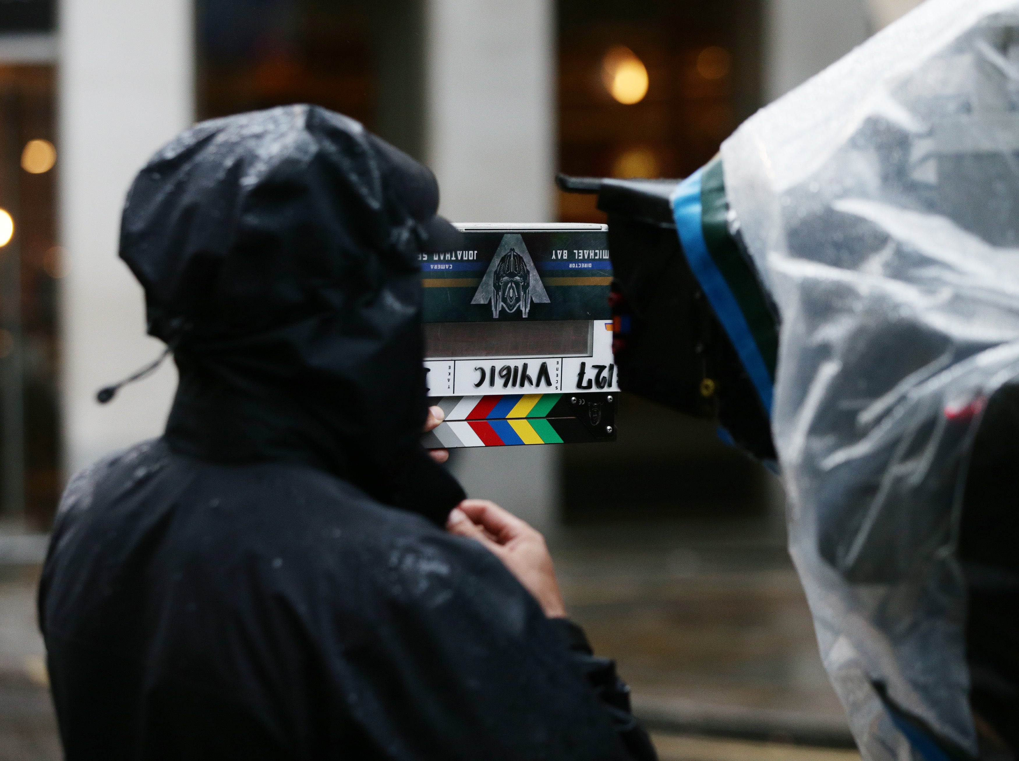 A movie is filmed in London (Yui Mok/PA)