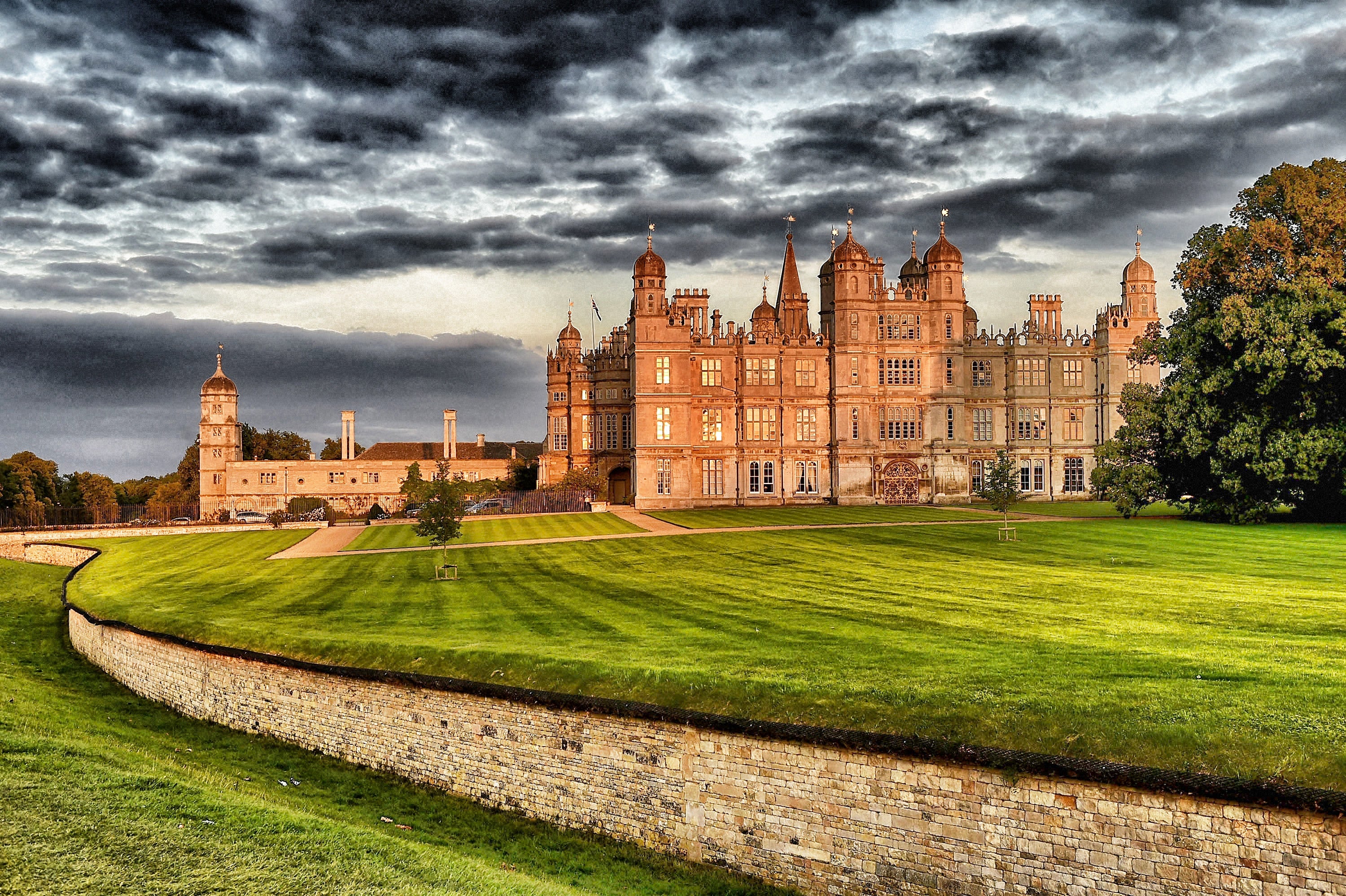 Burghley House in Lincolnshire