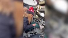 Woman teaches people how to drive abandoned tanks in TikTok tutorials