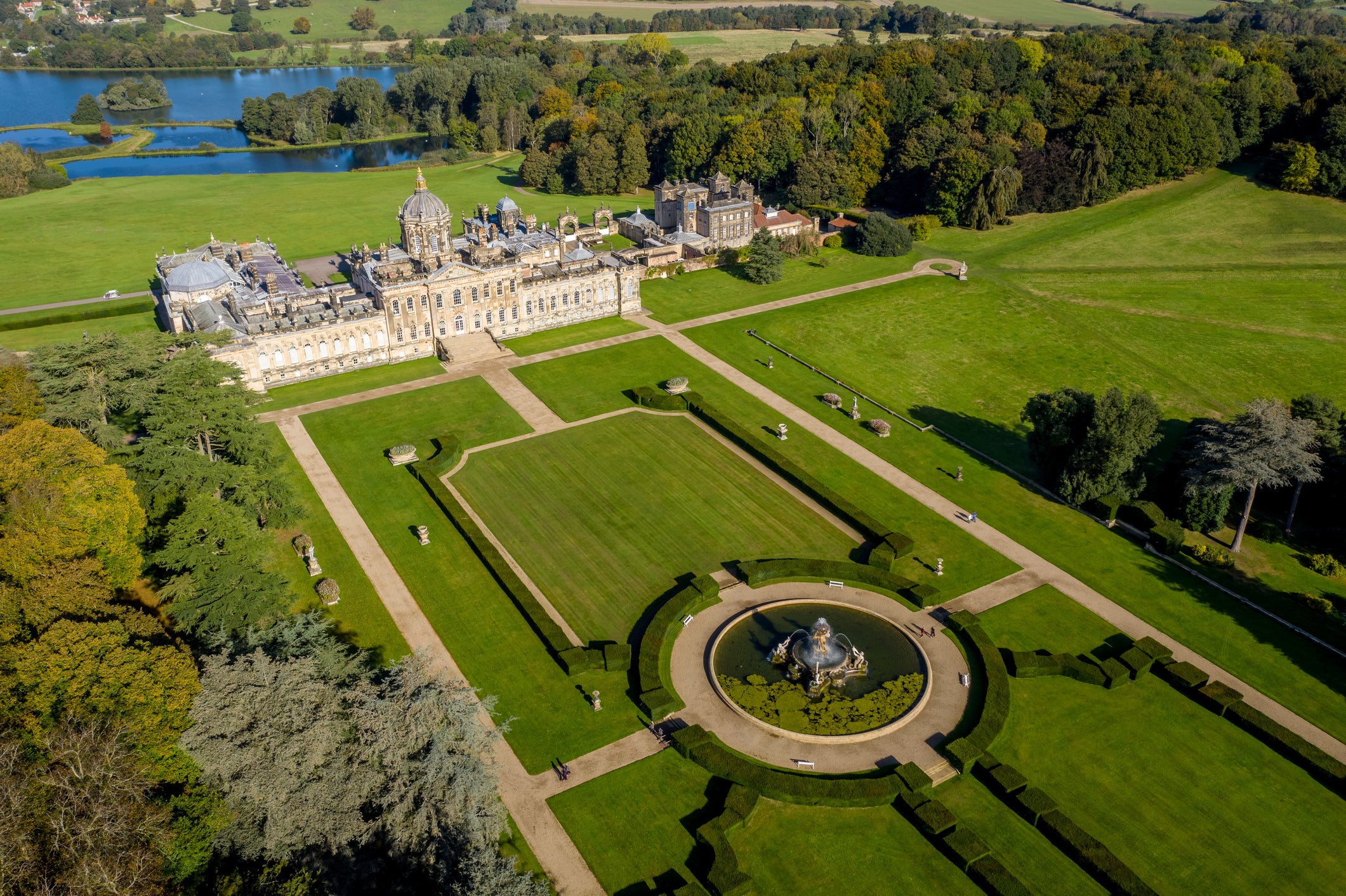 Castle Howard estate in Howardian Hills, North Yorkshire