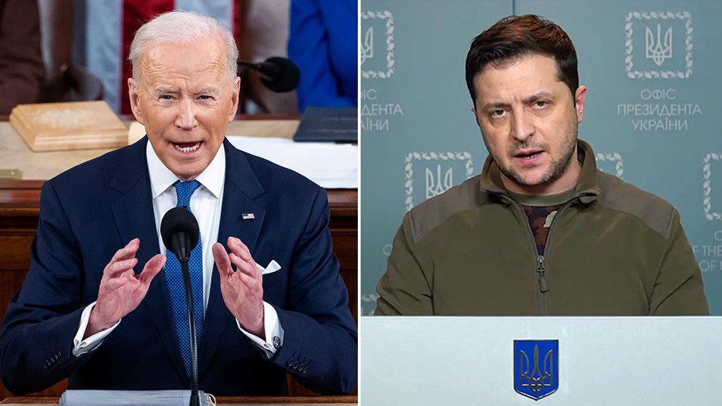 Biden says Ukraine president Zelensky ‘inspires the world’ during State of the Union