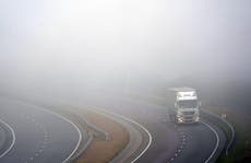 ‘Difficult’ driving conditions forecast after weather warning issued for fog