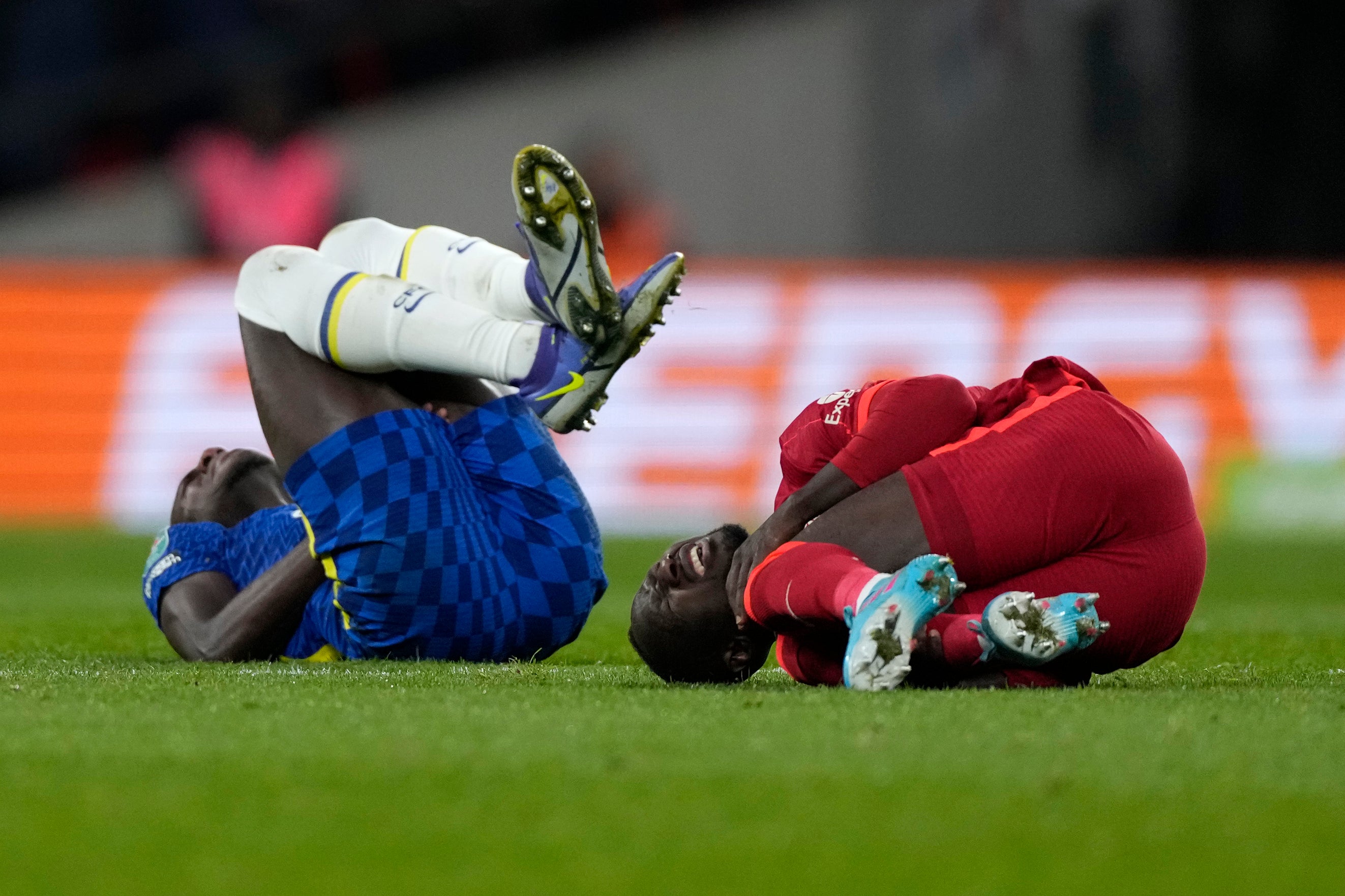 Chalobah was caught by Naby Keita’s stray boot approaching the hour mark