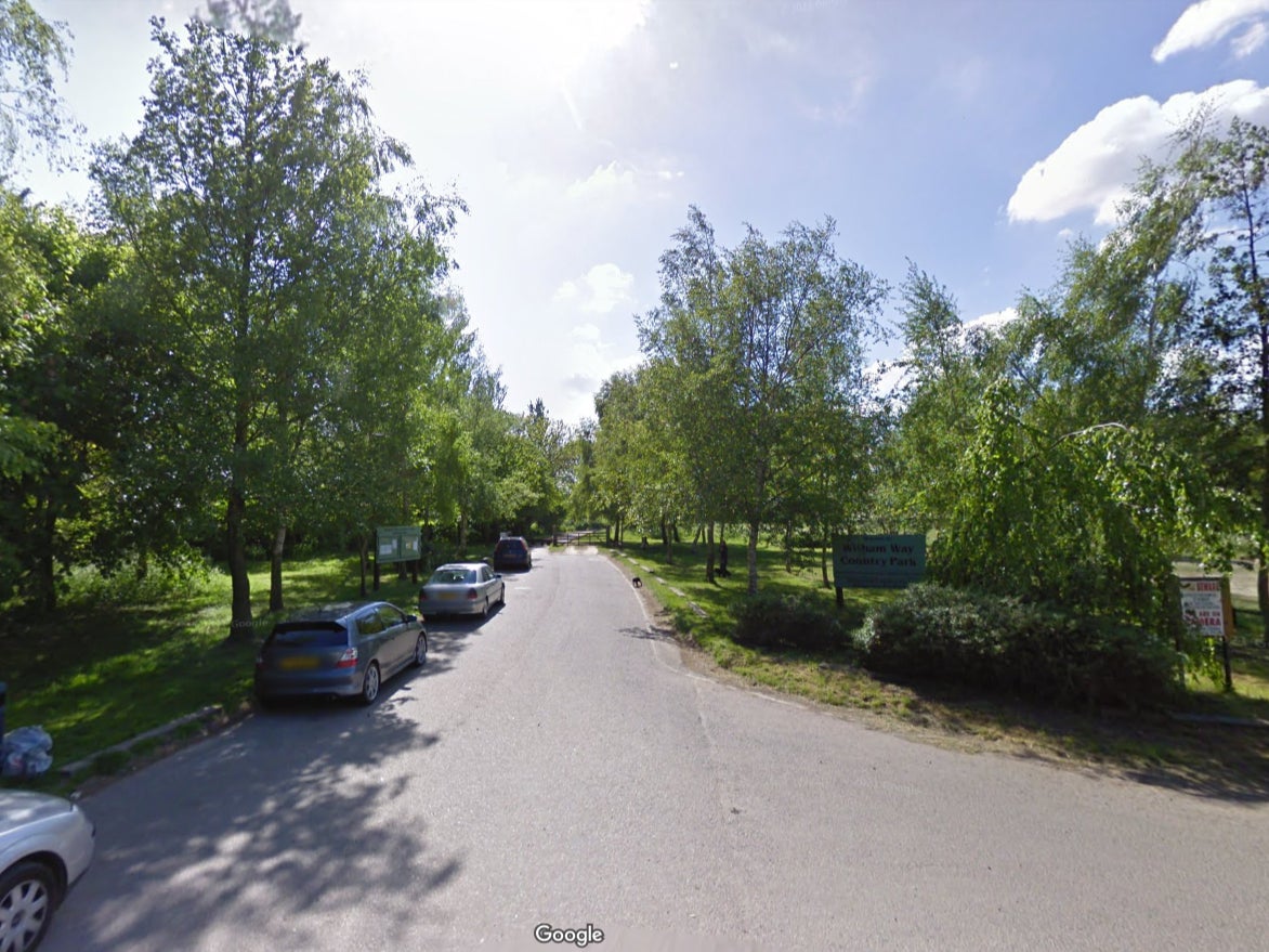 One of the entrances to Witham Way Country Park in Boston, Lincolnshire