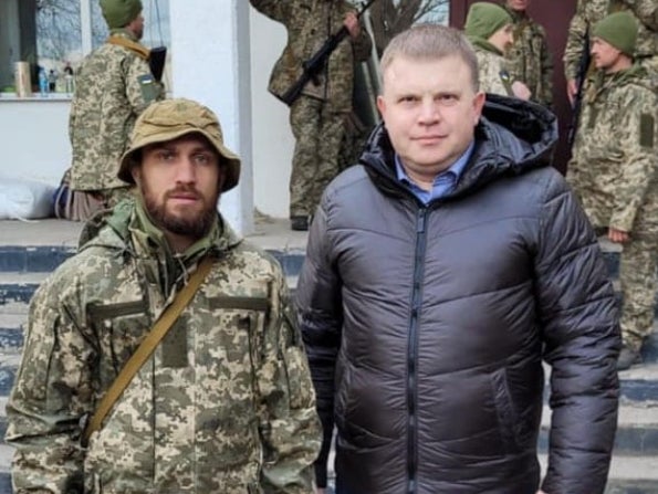 Boxer Vasiliy Lomachenko (left) is one of a number of athletes fighting for Ukraine