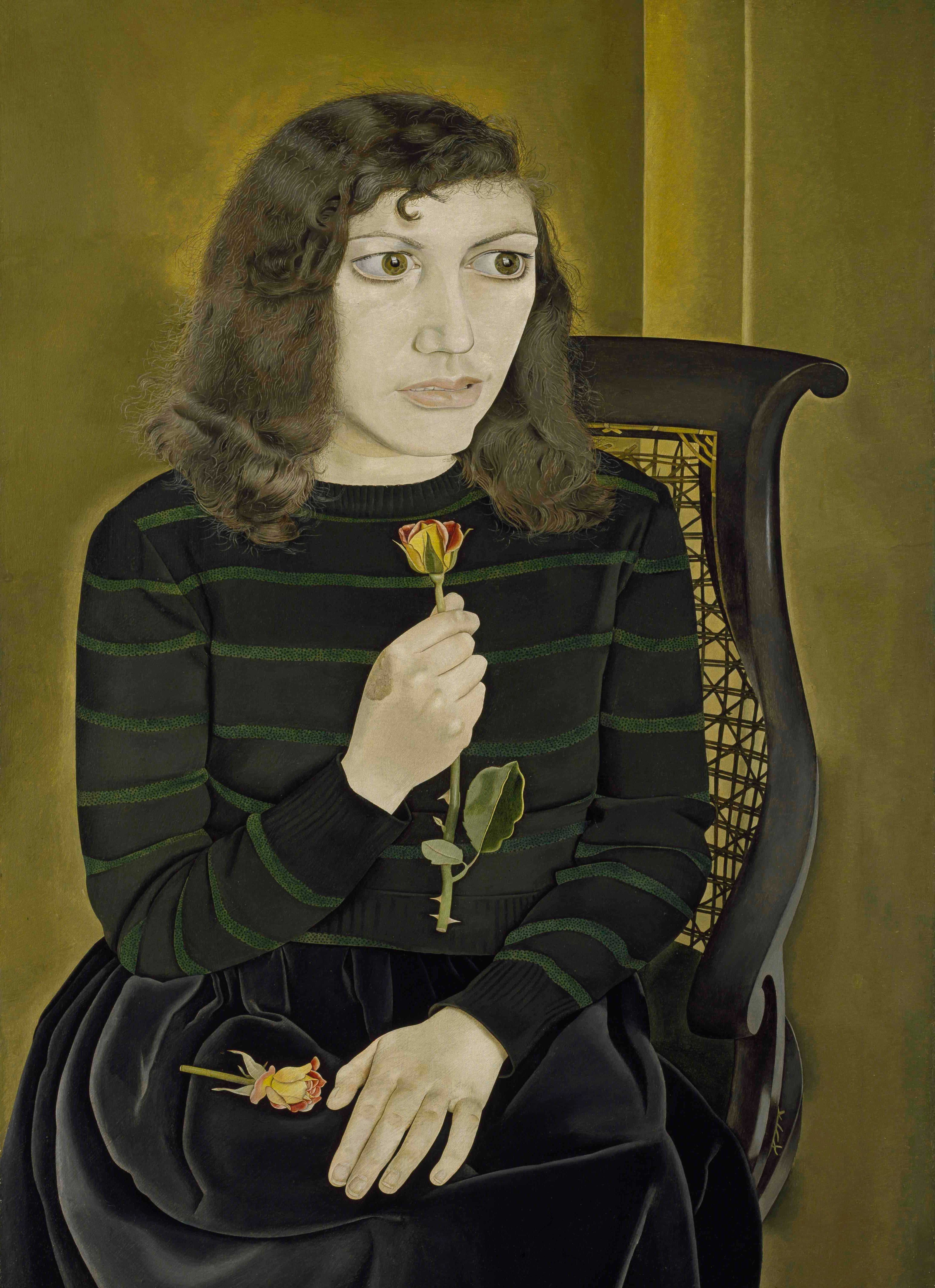 Lucian Freud, ‘Girl with Roses’, 1947-48