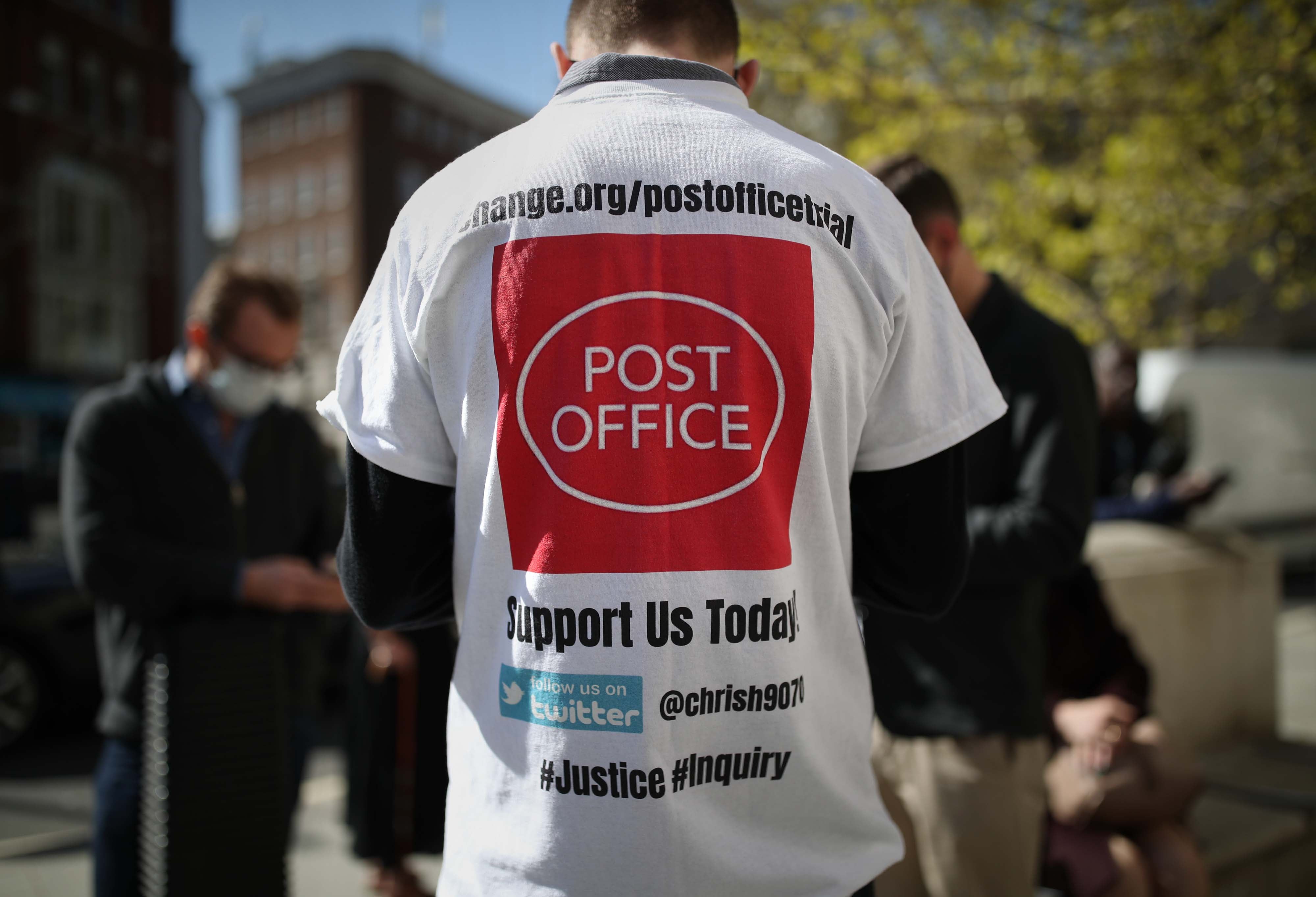 Post Office bosses who profited during the false accounting scandal linked to a flawed computer system should be forced to apologise and pay back their lucrative bonuses, according to former postmasters whose lives have been ‘ruined’ by the affair (Yui Mok/PA)