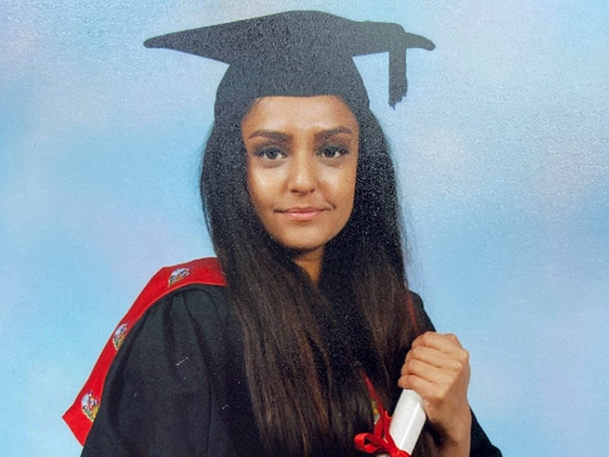 Primary school teacher Sabina Nessa, 28, was attacked and killed by a stranger while walking through a park to meet a friend in Kidbrooke, south London, in September 2021