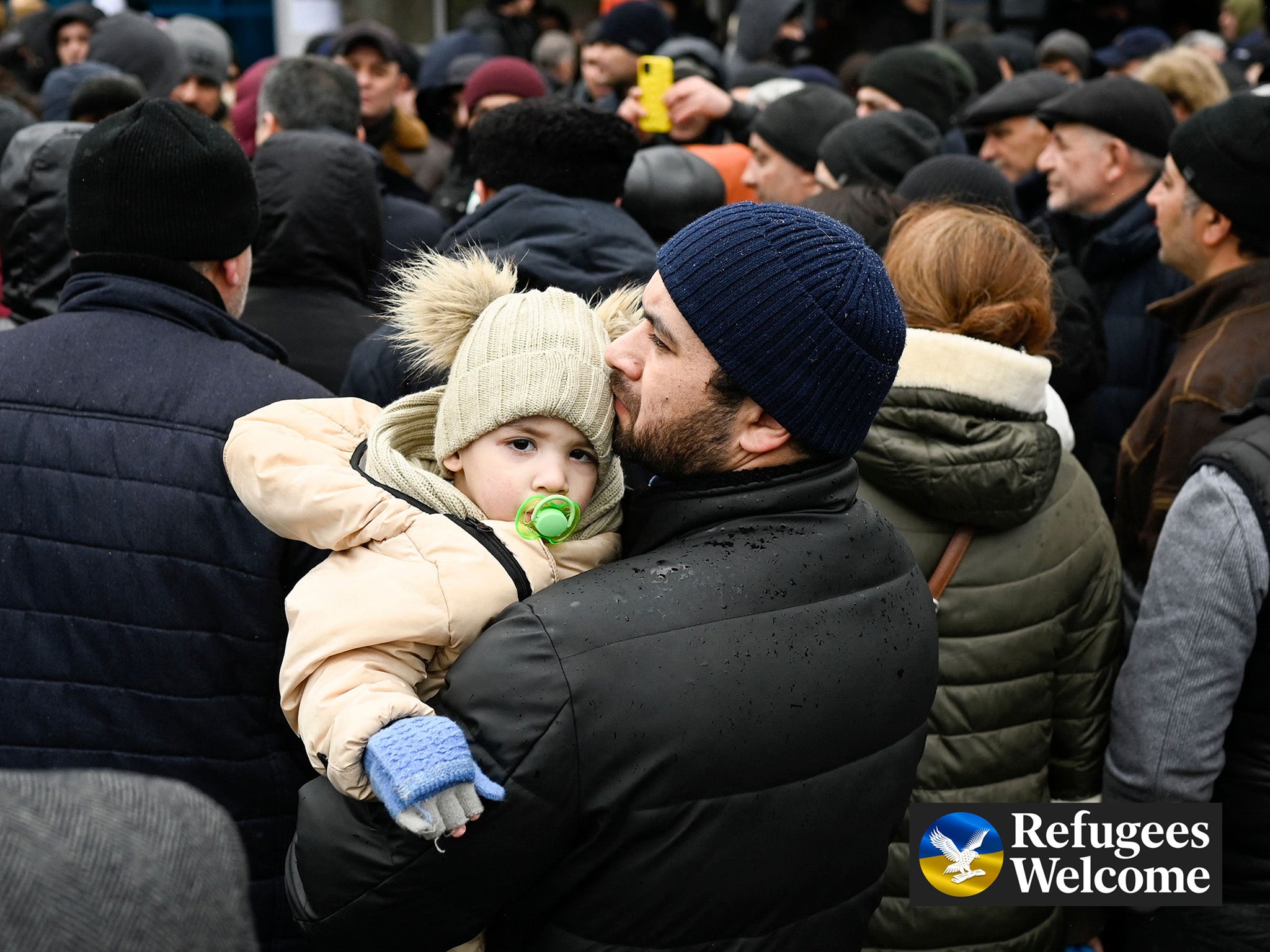 I watched hundreds of people struggling through a station subway – holding cases, crutches, babies