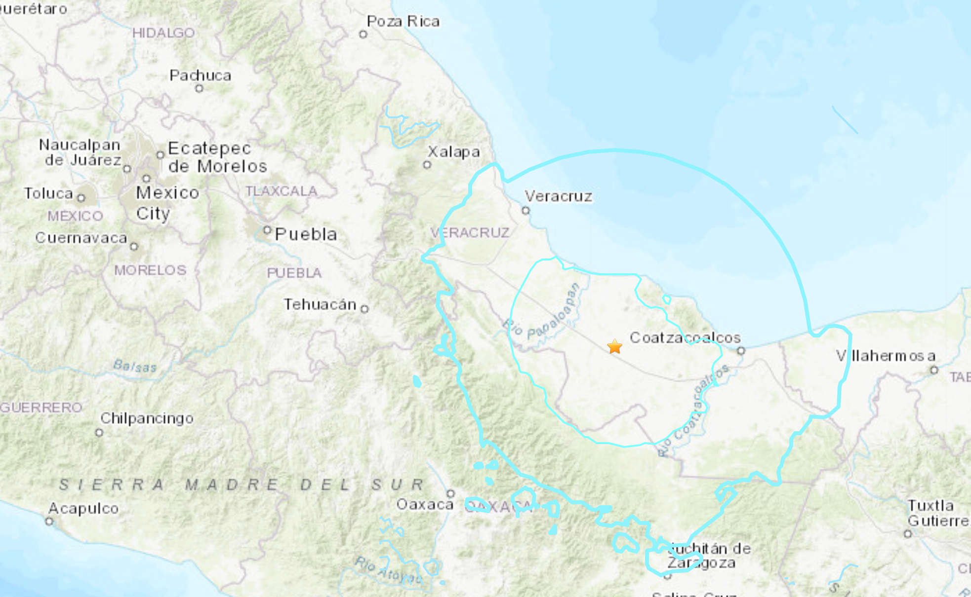 Mexico hit by 5.7-magnitude earthquake in Veracruz state