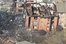 Explosion levels half of apartment building in Washington DC suburb