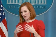 Psaki slams Putin’s ‘assault on media and truth’ in Russia as police storm offices of independent TV channel