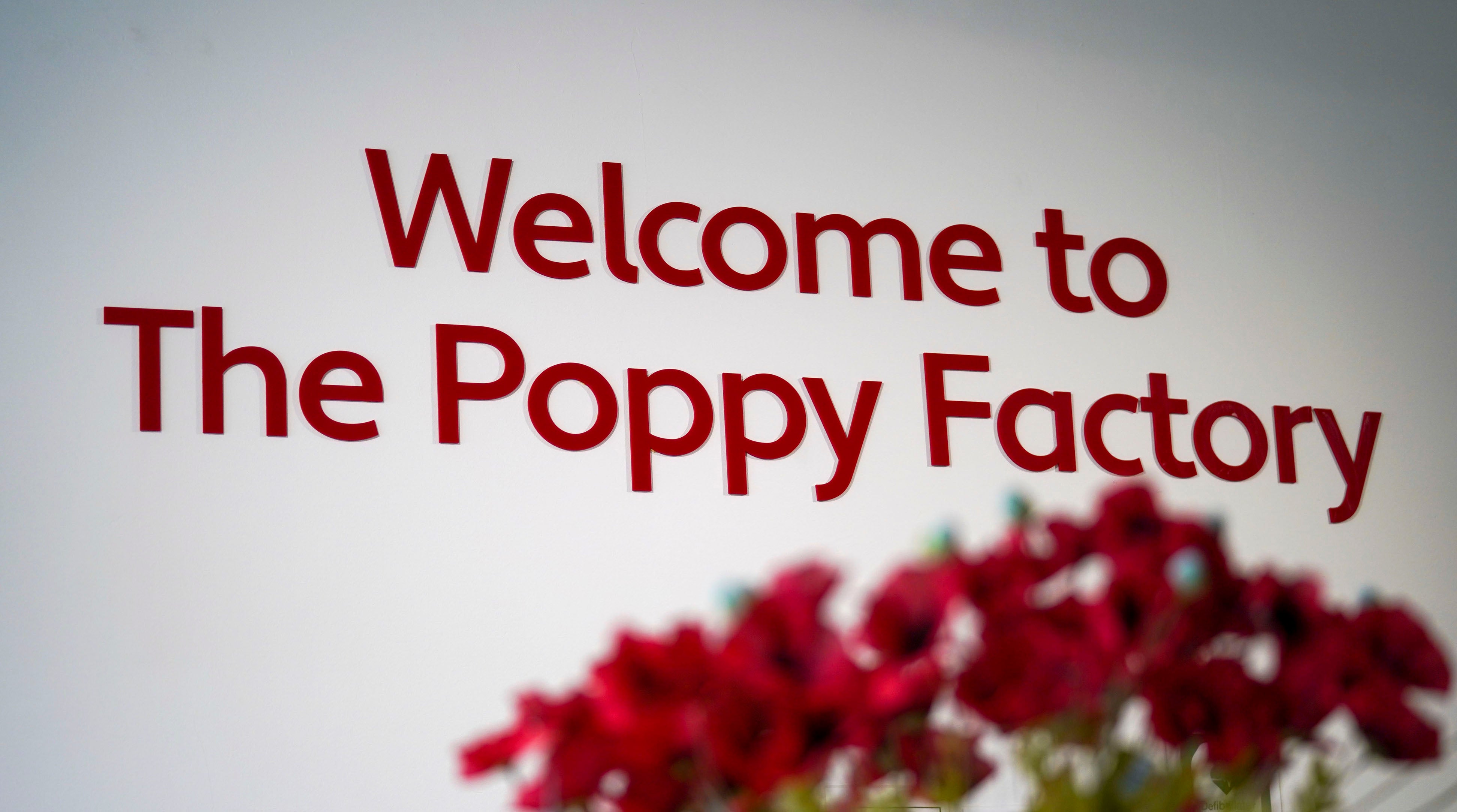 The Poppy Factory is celebrating its centenary throughout 2022 (Steve Parsons/PA)