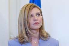 Ukraine’s first lady Olena Zelenska pays tribute to ‘incredible’ women facing war