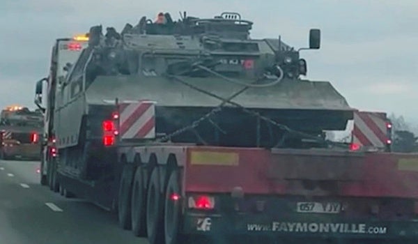 Military equipment on its way to Estonia from the UK