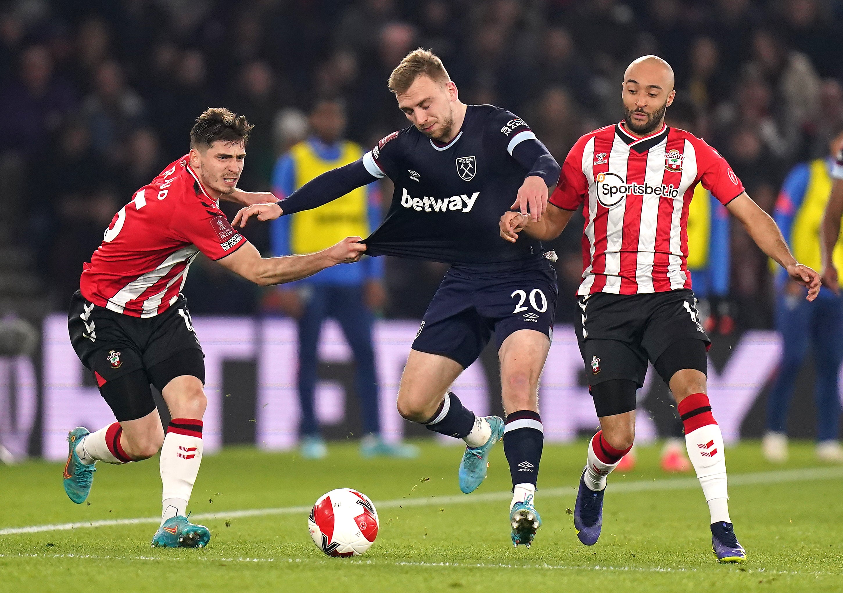 West Ham were knocked out of the FA Cup by Southampton in midweek (Adam Davy/PA)