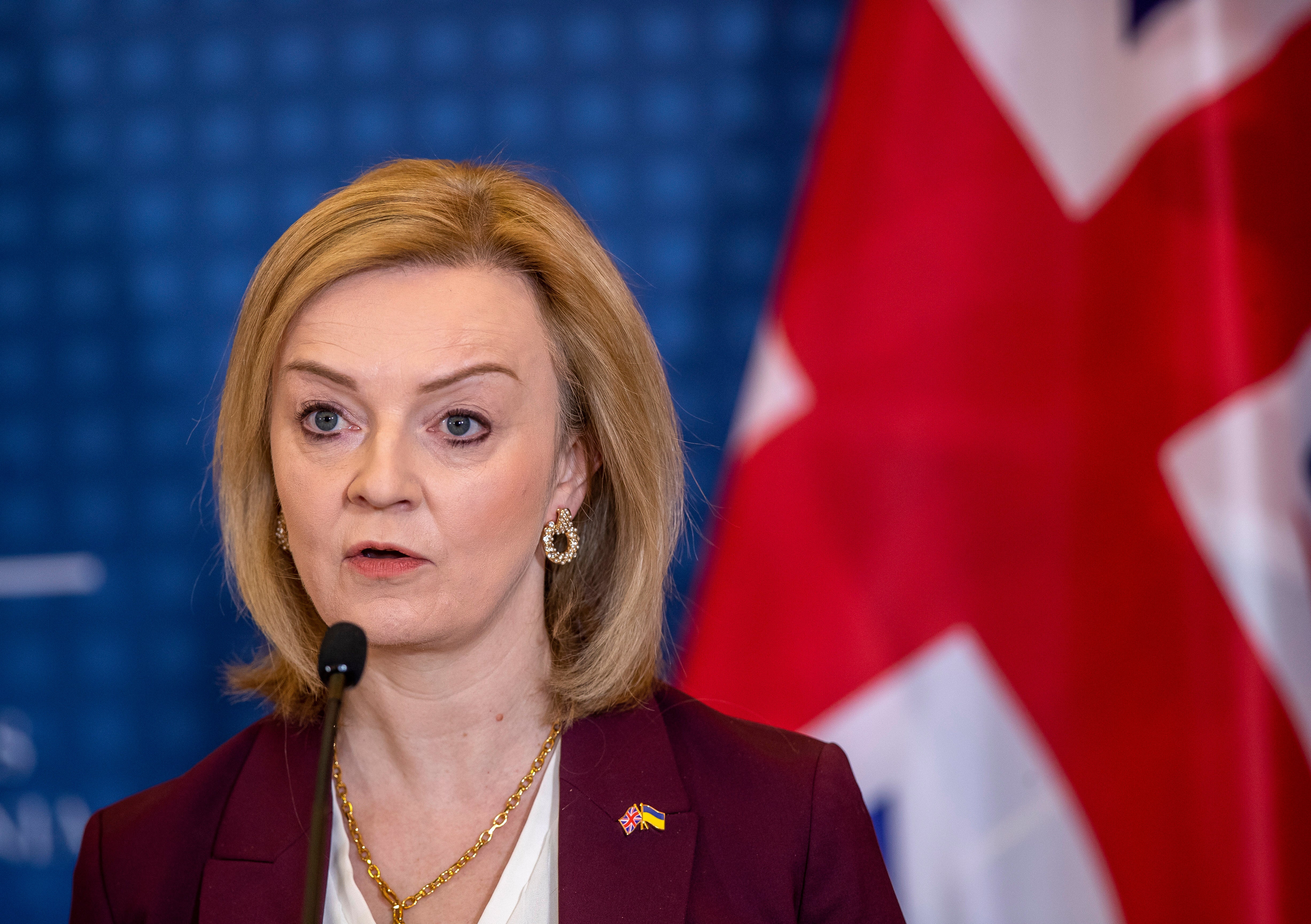 UK foreign secretary Liz Truss