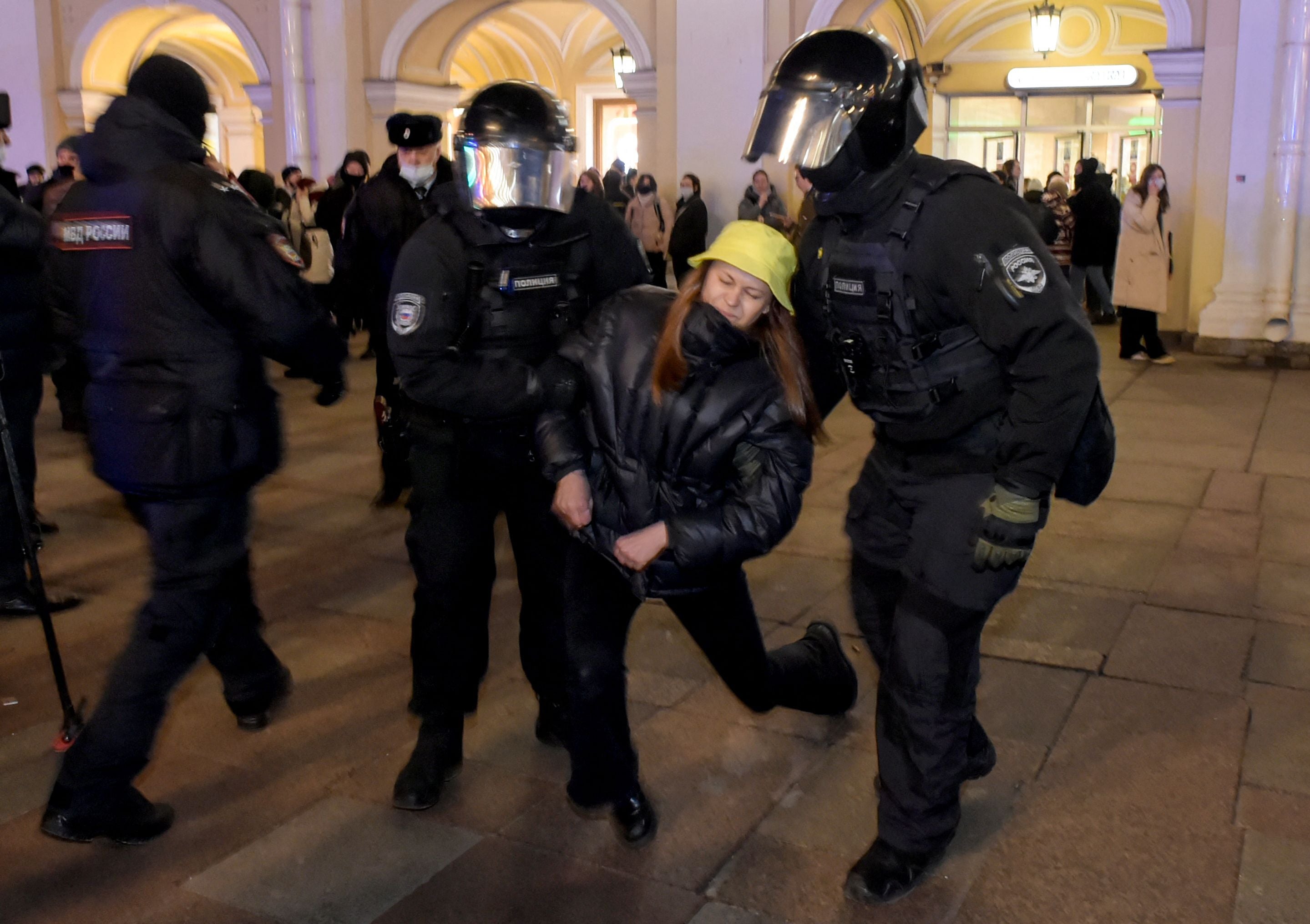 Dissent has been fiercely opposed by the Russian state with many protesters being arrested