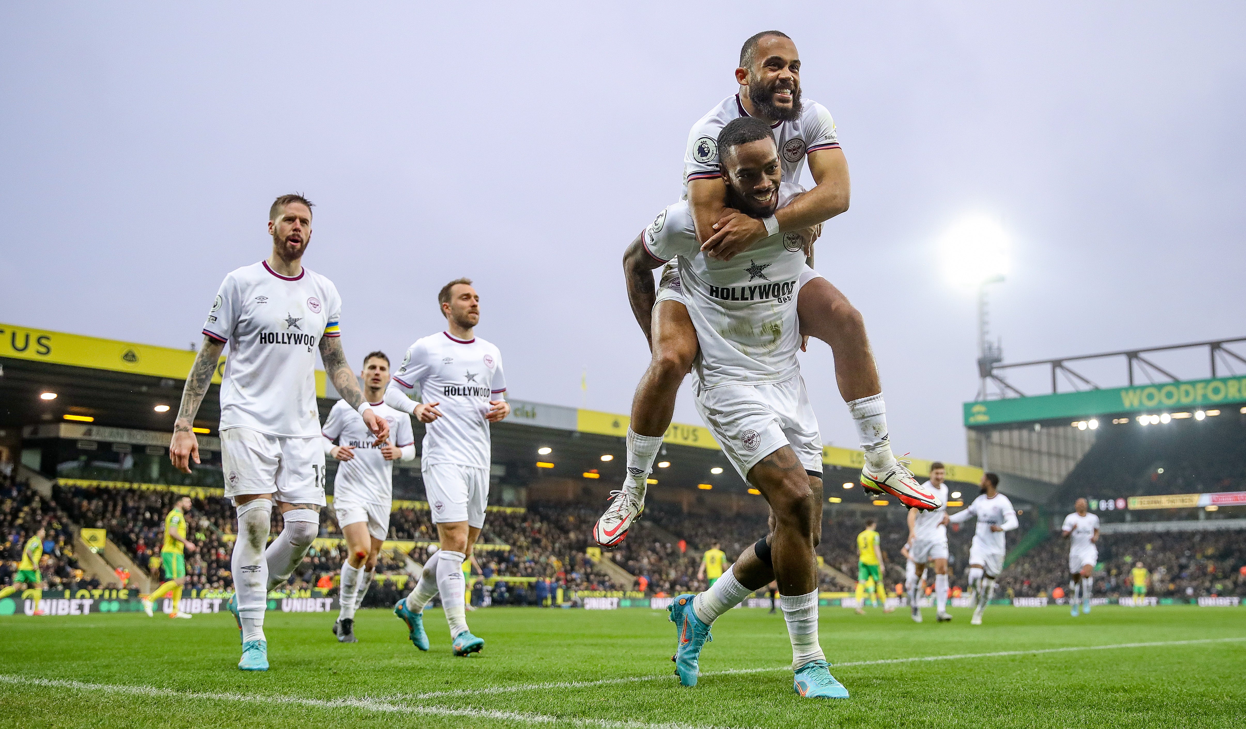 Ivan Toney scored a hat-trick in Brentford’s win