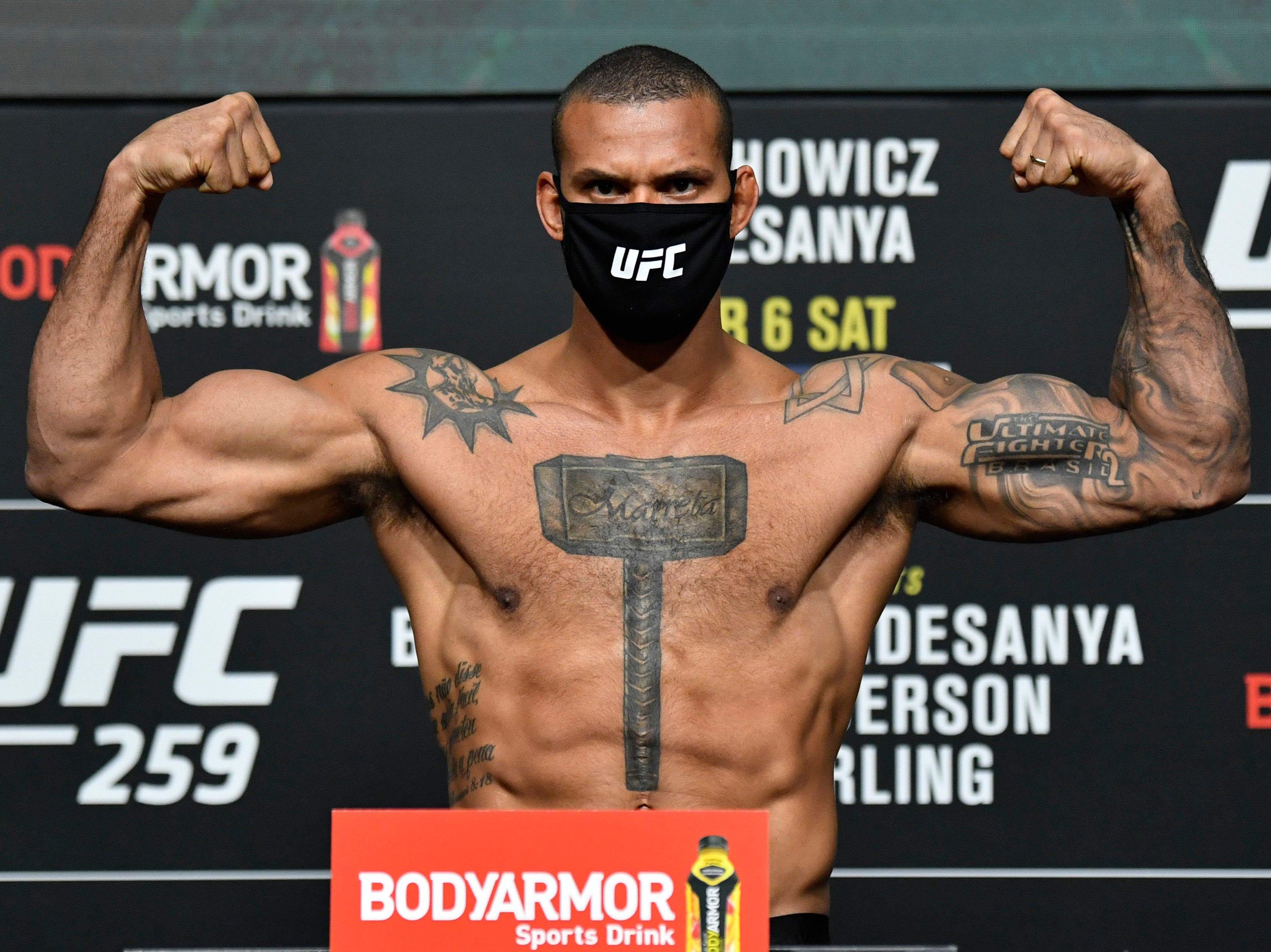 Former UFC light heavyweight title challenger Thiago Santos