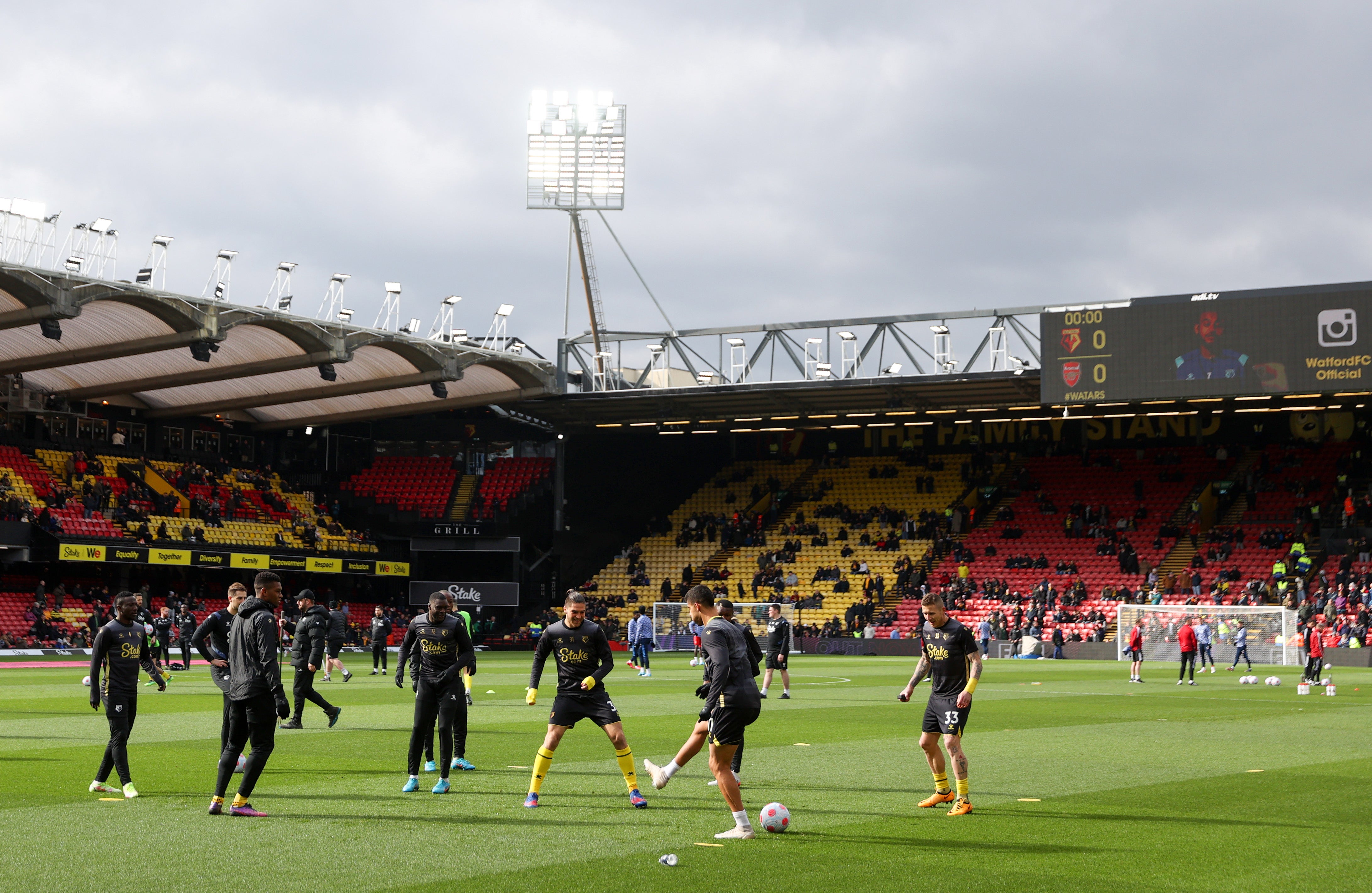 Watford vs Arsenal LIVE: Premier League team news and line-ups as Emile Smith Rowe misses out with Covid