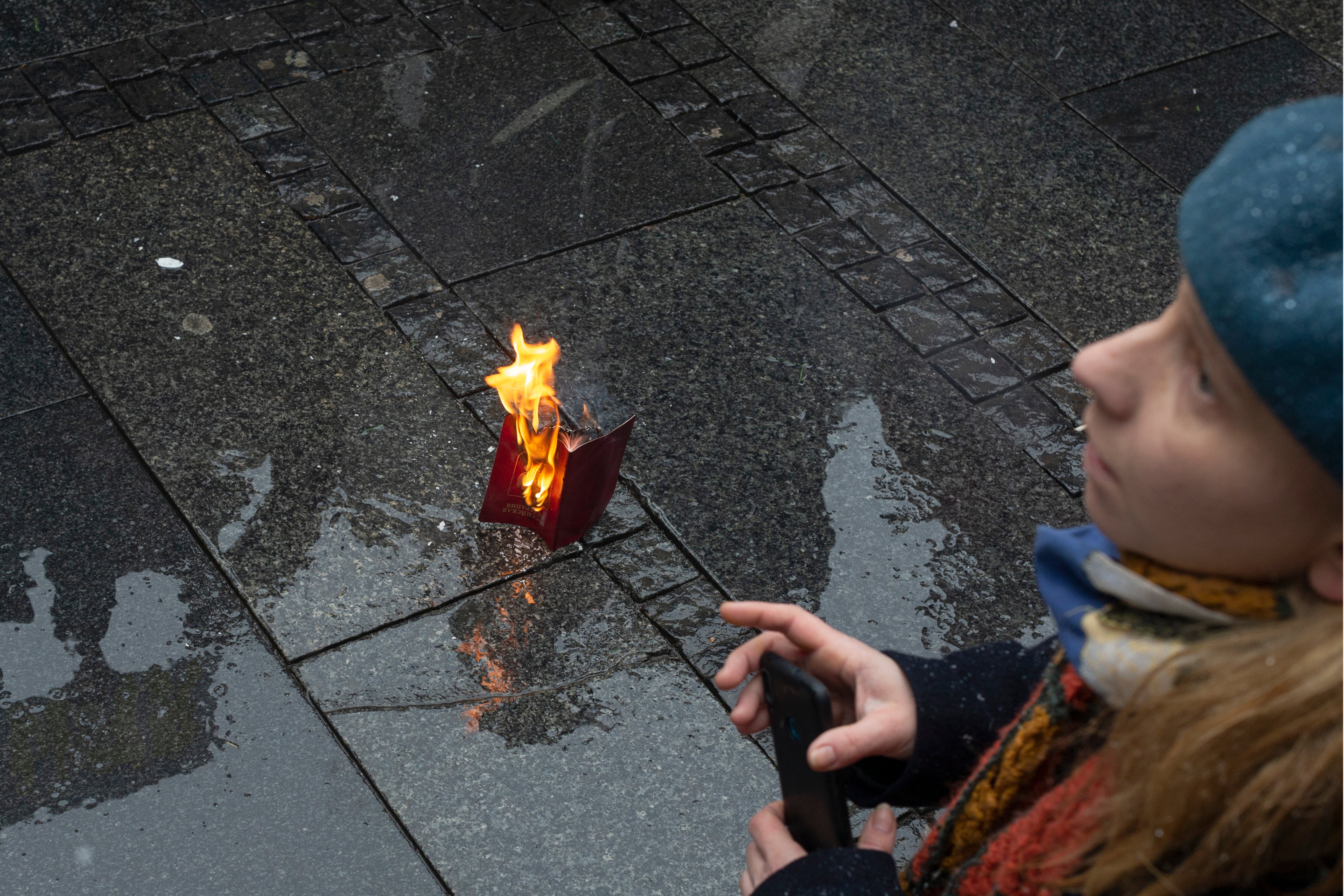 Serbia Ukraine Protest