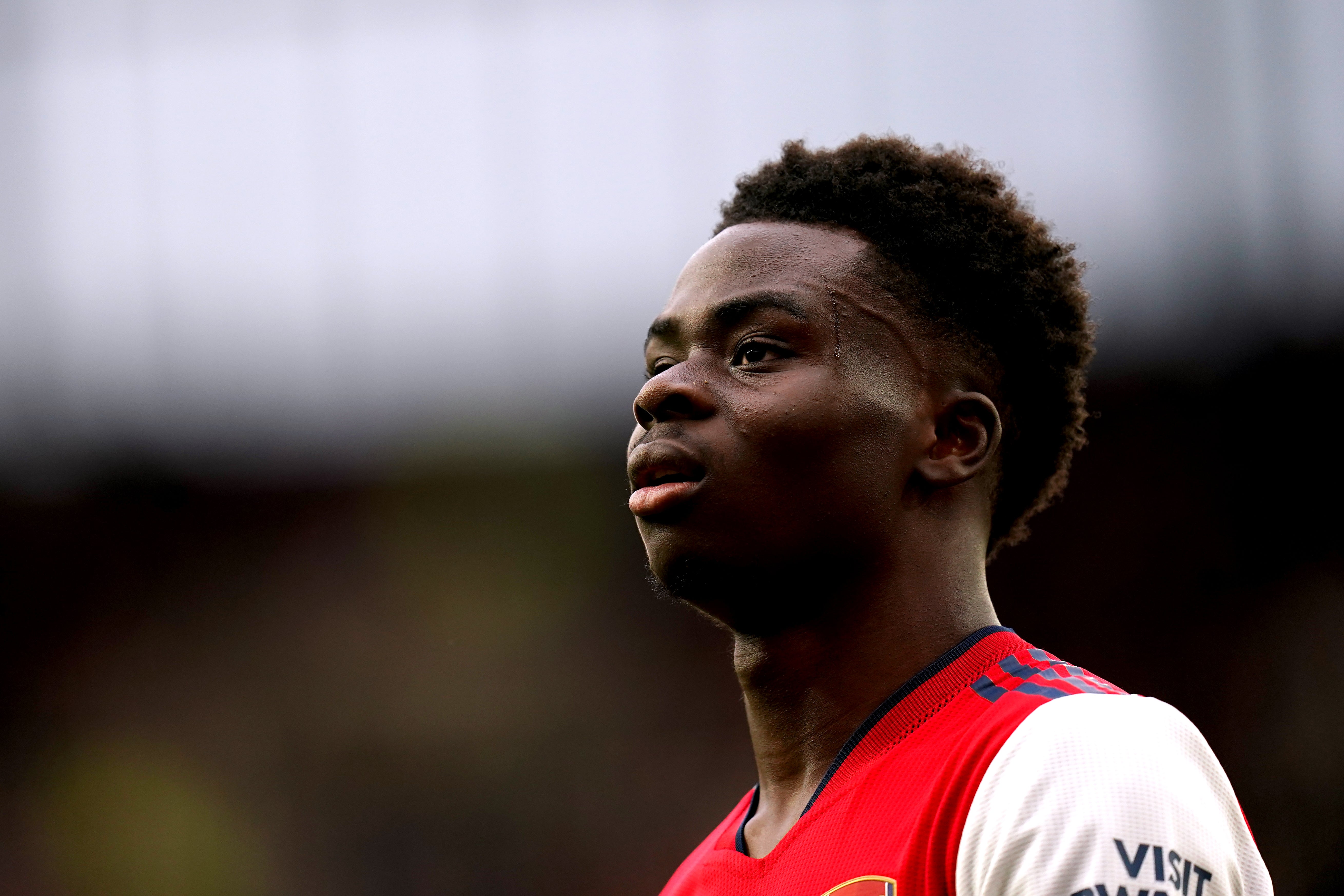 Bukayo Saka is a better player for his penalty miss, according to Mikel Arteta (John Walton/PA)