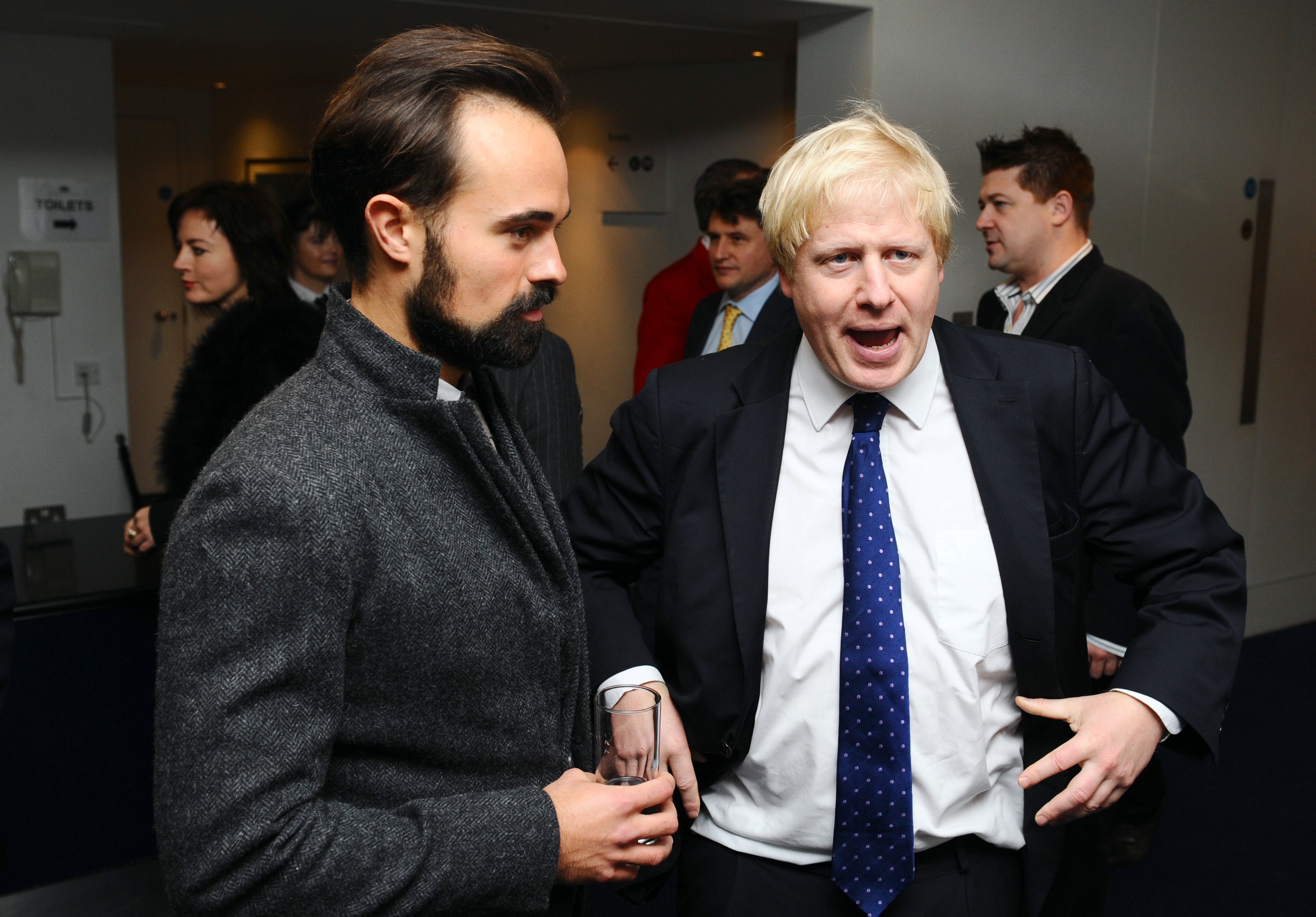 Evgeny Lebedev and Boris Johnson (Ian West/PA)