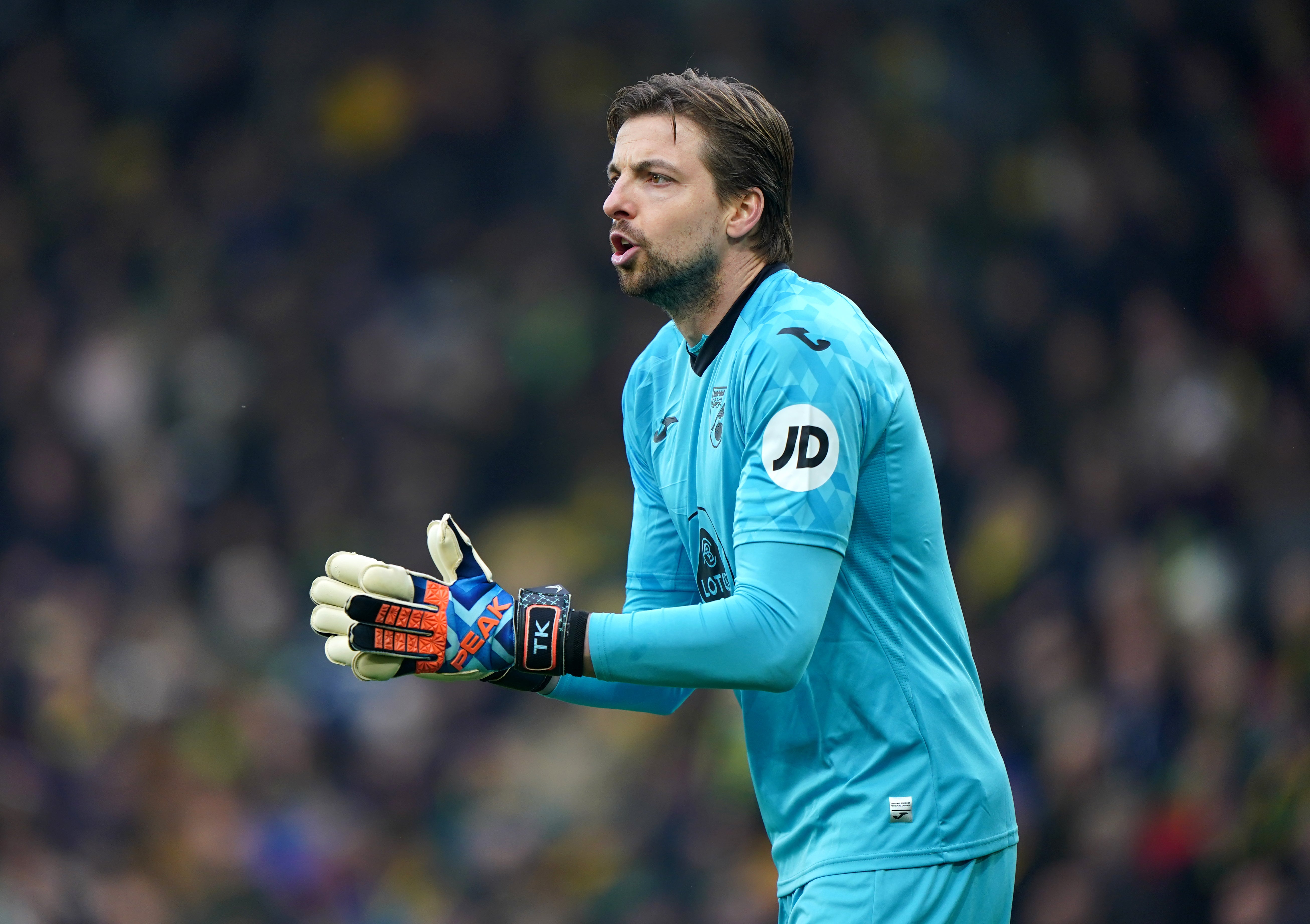 Tim Krul insists Norwich must keep belief in their battle to avoid relegation (Joe Giddens/PA)