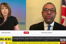 James Cleverly grilled over Ukraine visas in interview after ‘around 50’ issued