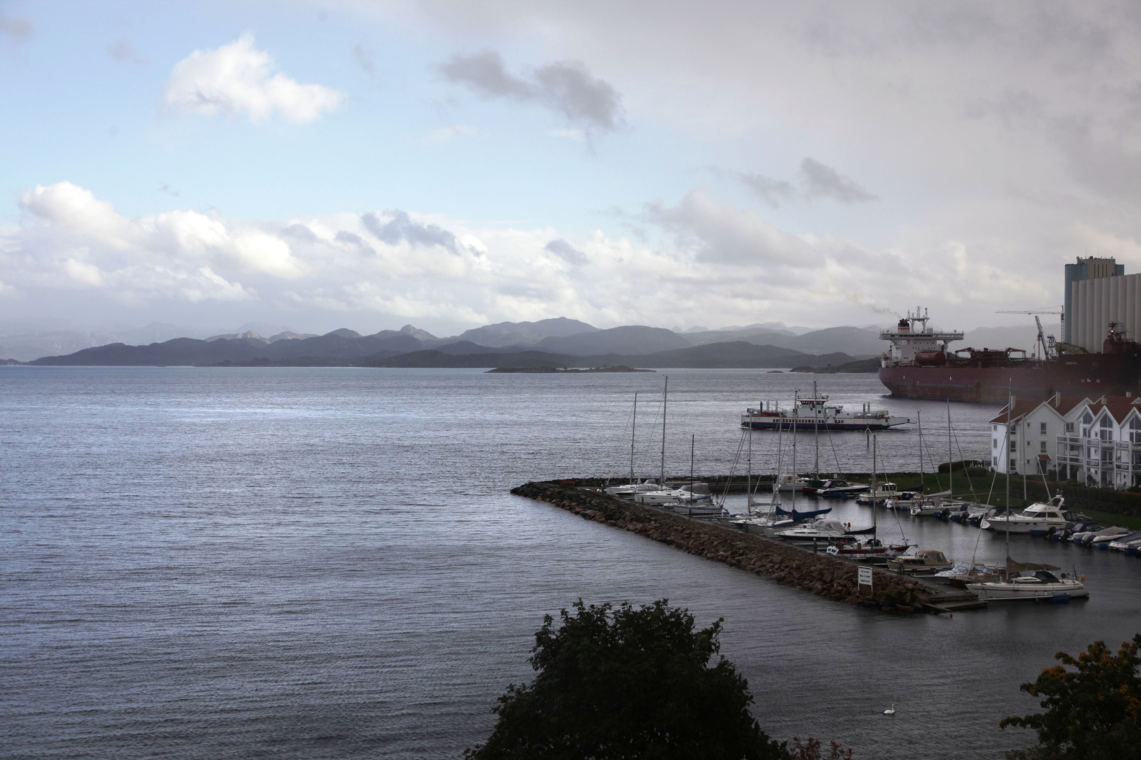 The vessel capsized 100 miles west of Stavanger (Yui Mok/PA)