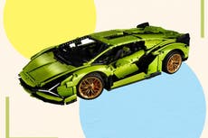 The Lego and Lamborghini 3,696-piece model of the Sián sports car is on sale at Amazon