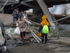 Ukraine’s Zelensky vows revenge on Russian forces after fleeing family killed in shelling of Irpin