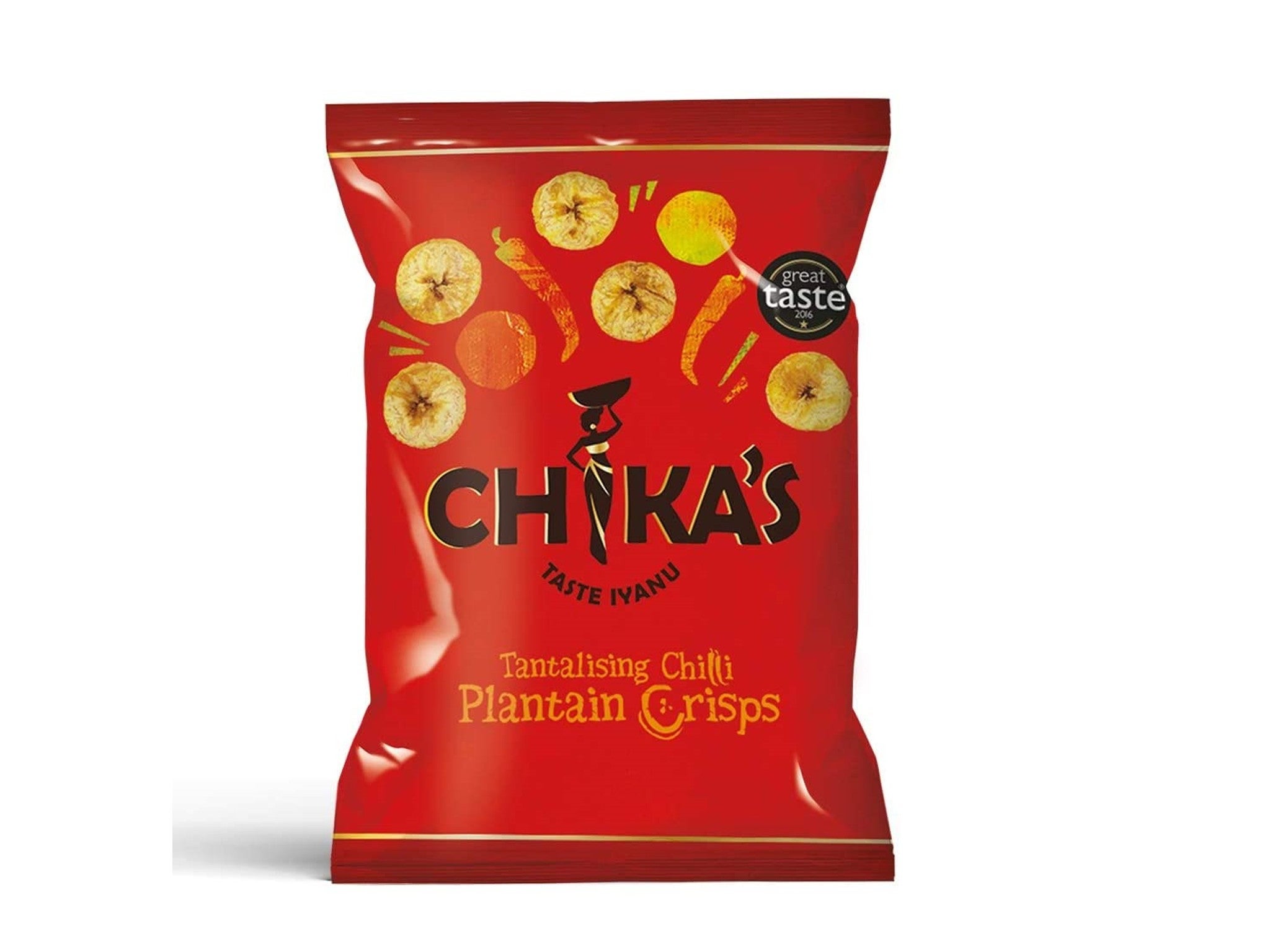 Chika’s taster box plantain crisps, 12 packs  indybest