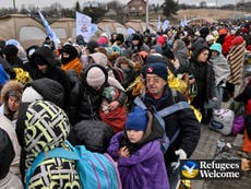 Boris Johnson news - live: Zelensky set to address UK parliament as refugees face ‘chaos’