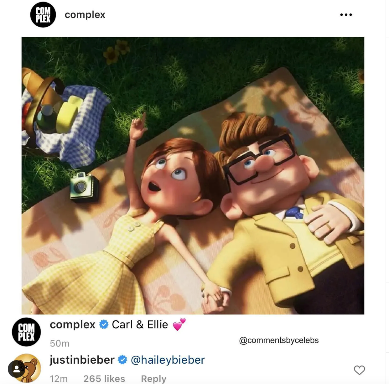 Justin Bieber compares Hailey Baldwin marriage to ‘Up’s Carl and Ellie