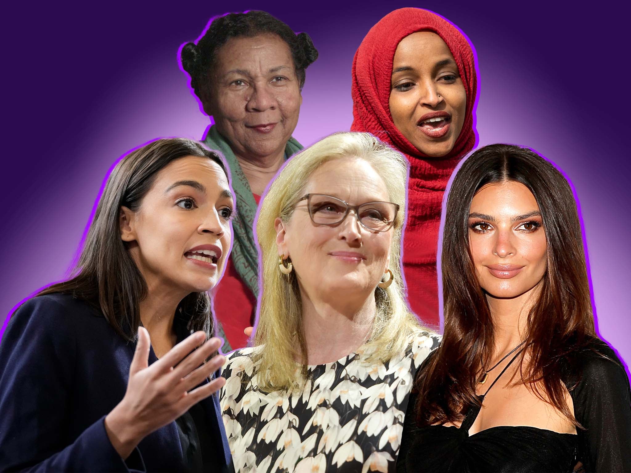 Meryl Streep, Bell Hooks and Ilhan Omar feature on the list