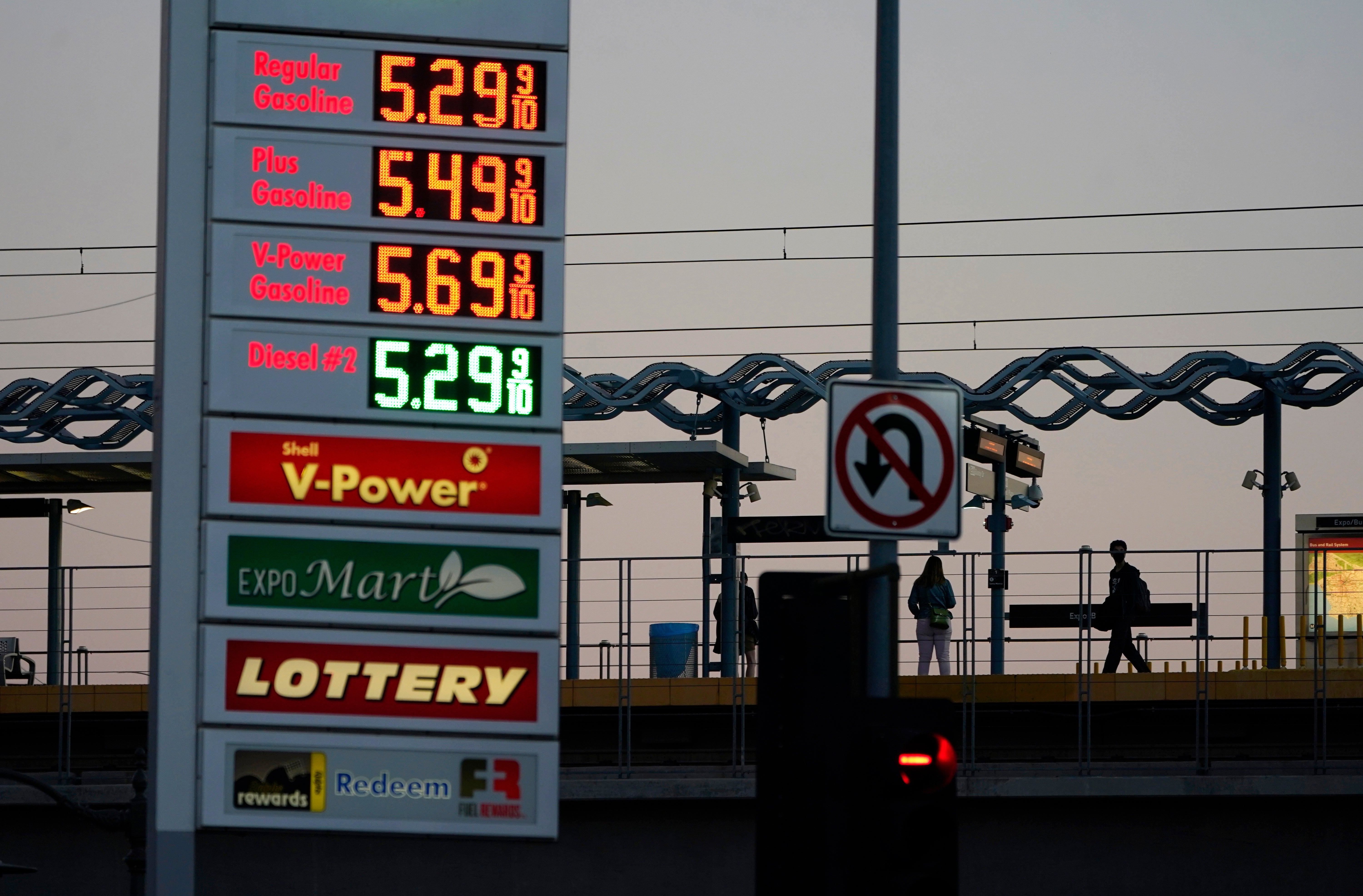 According to AAA, the average price of regular gas in Chicago that day was $4.84 per gallon. A year ago, it was $3.28 a gallon