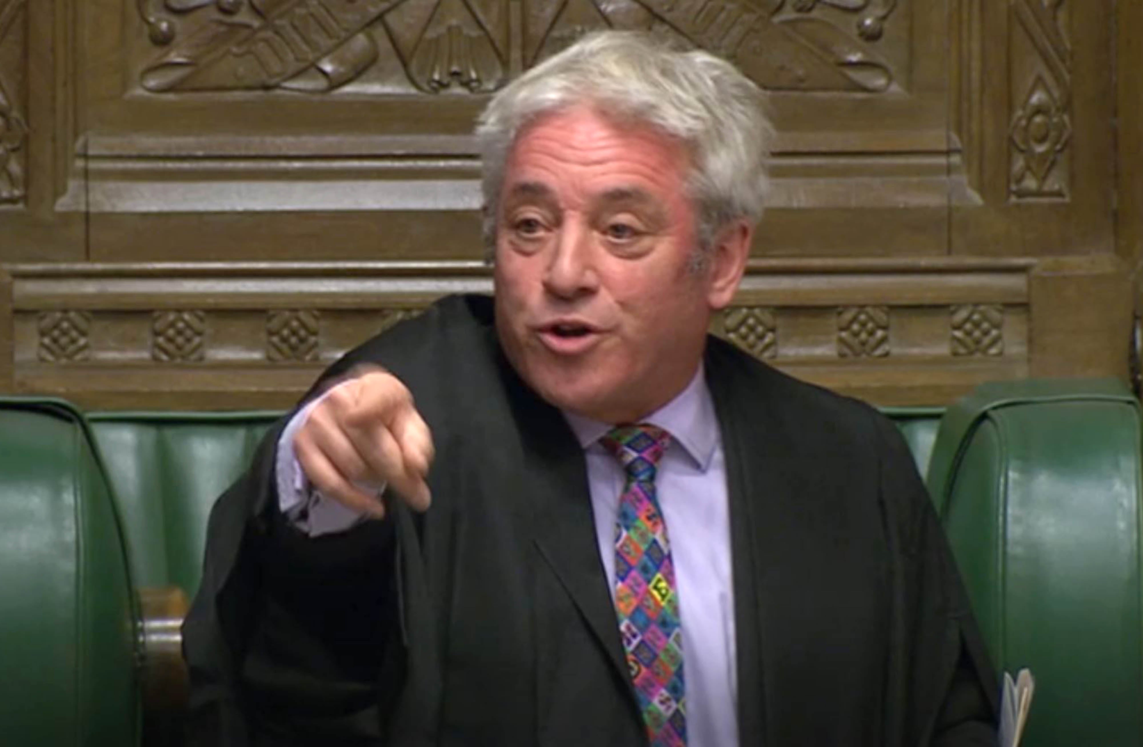 Three Commons workers made formal complaints against former speaker John Bercow (House of Commons/PA)