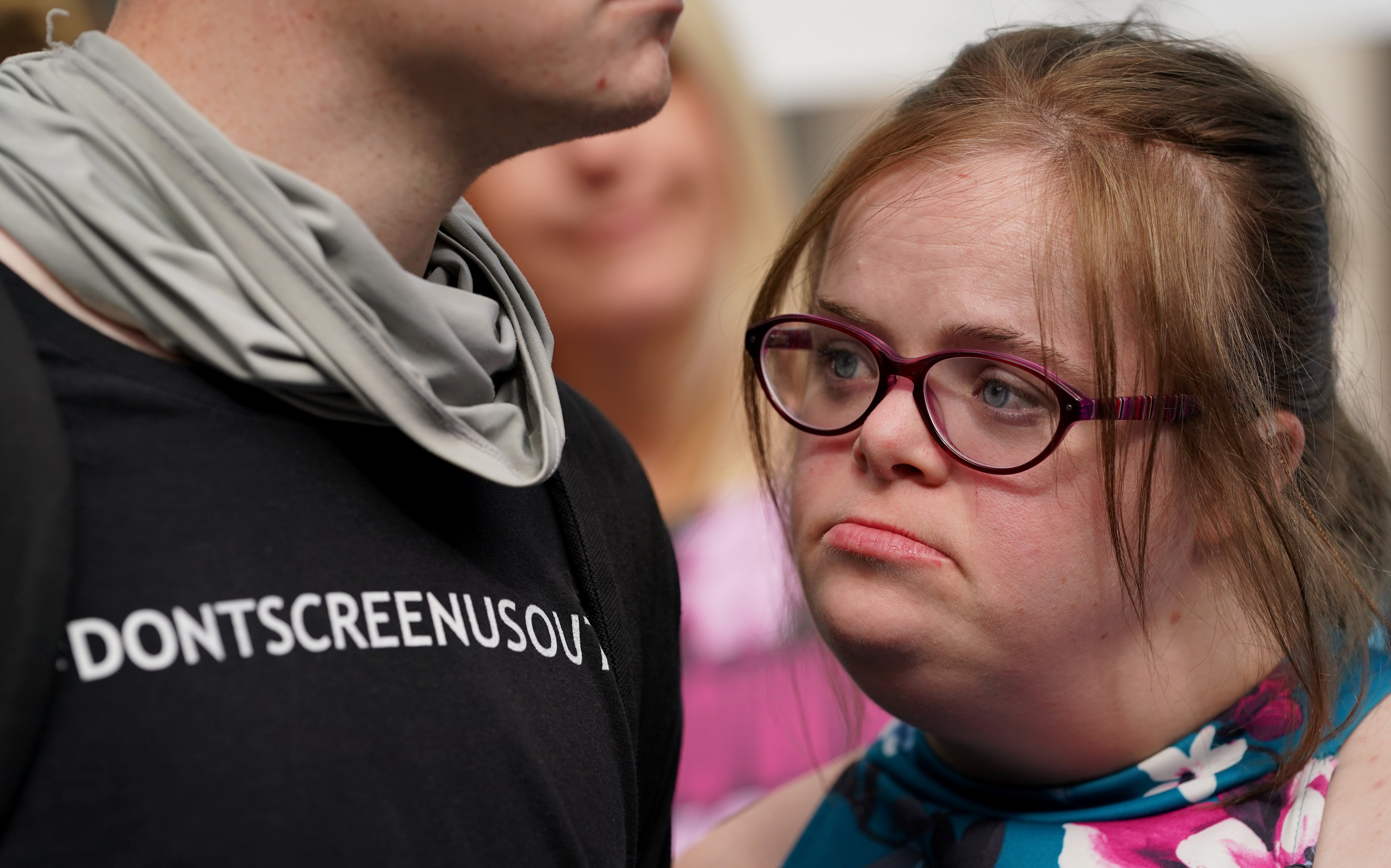 Heidi Crowter outside the High Court in London (PA)