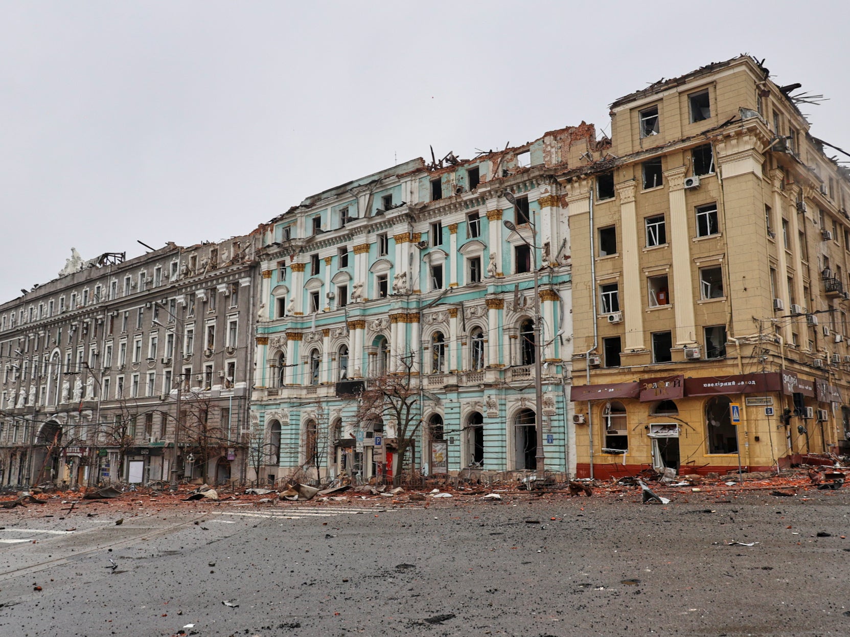 Downtown Kharkiv, Ukraine